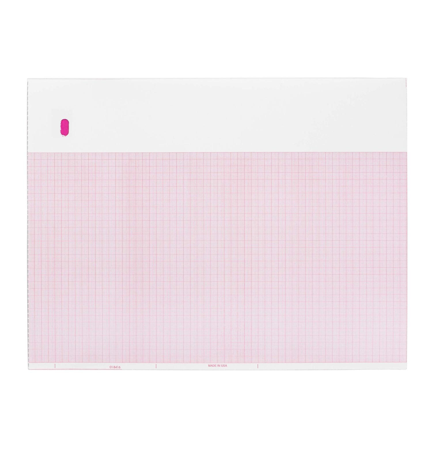 2009828-061 PT2009828-061- Mac 1200 Chart Paper Red Grid 8.5 x 11 Ea by GE...