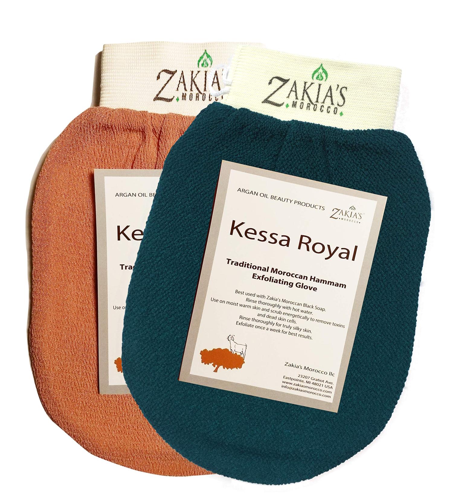 Zakias Korean Exfoliating Glove Value Pack - Dual-sided for Rough and Smooth Exfoliation - Ideal for Removing Dead Skin, Dirt, and Grime - Perfect for Self-Tanning - Buy Online on GoSupps.com