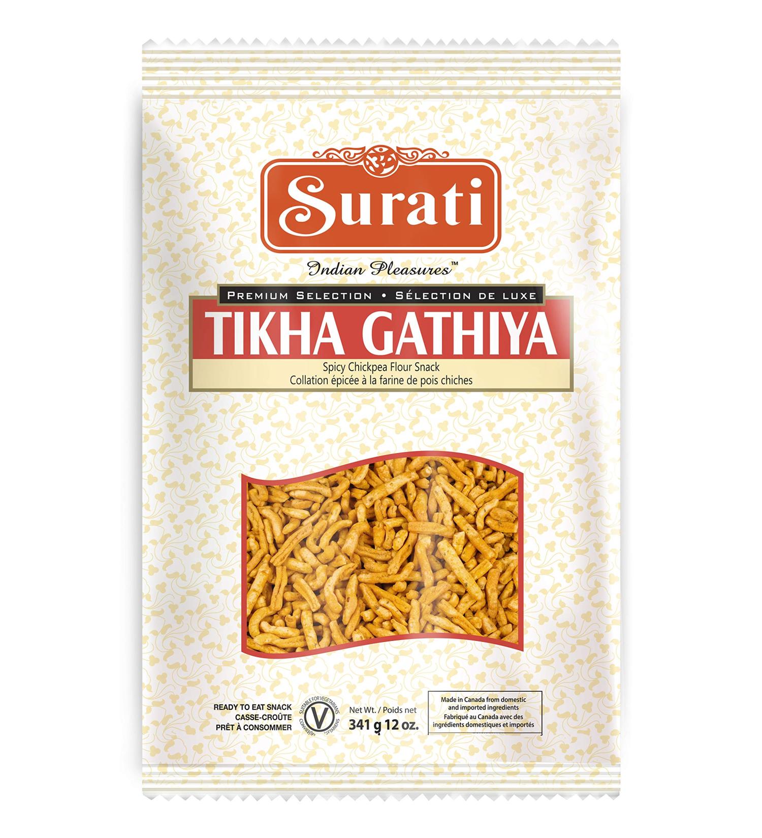 Surati Tikha Gathiya 341g (Pack of 15)