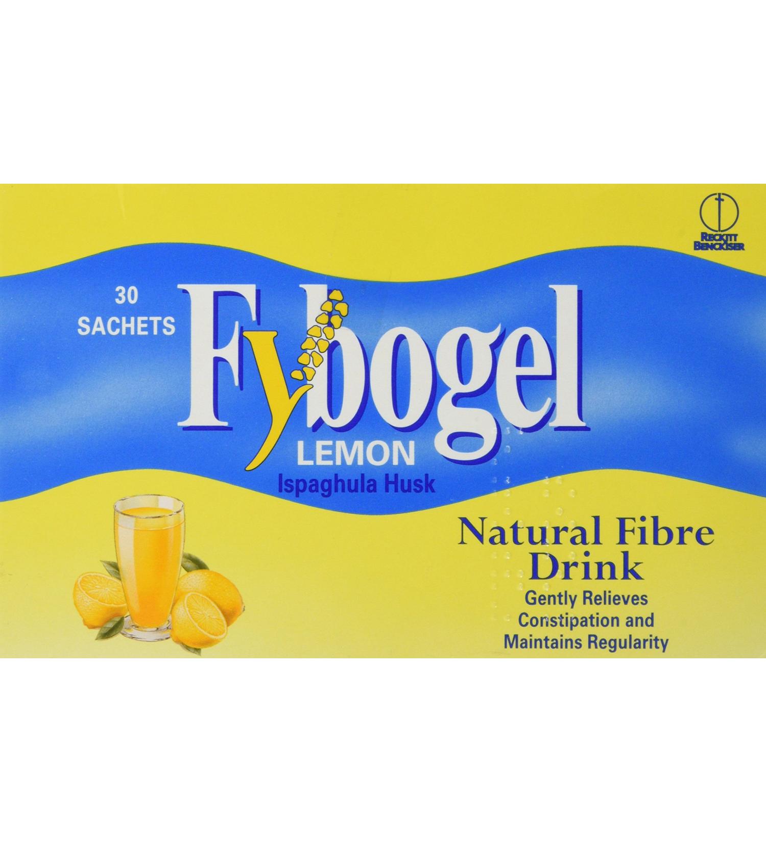 Fybogel Lemon (Natural Fibre Drink 30 Sachets) 30 Count (Pack of 1) - Buy Online on GoSupps.com