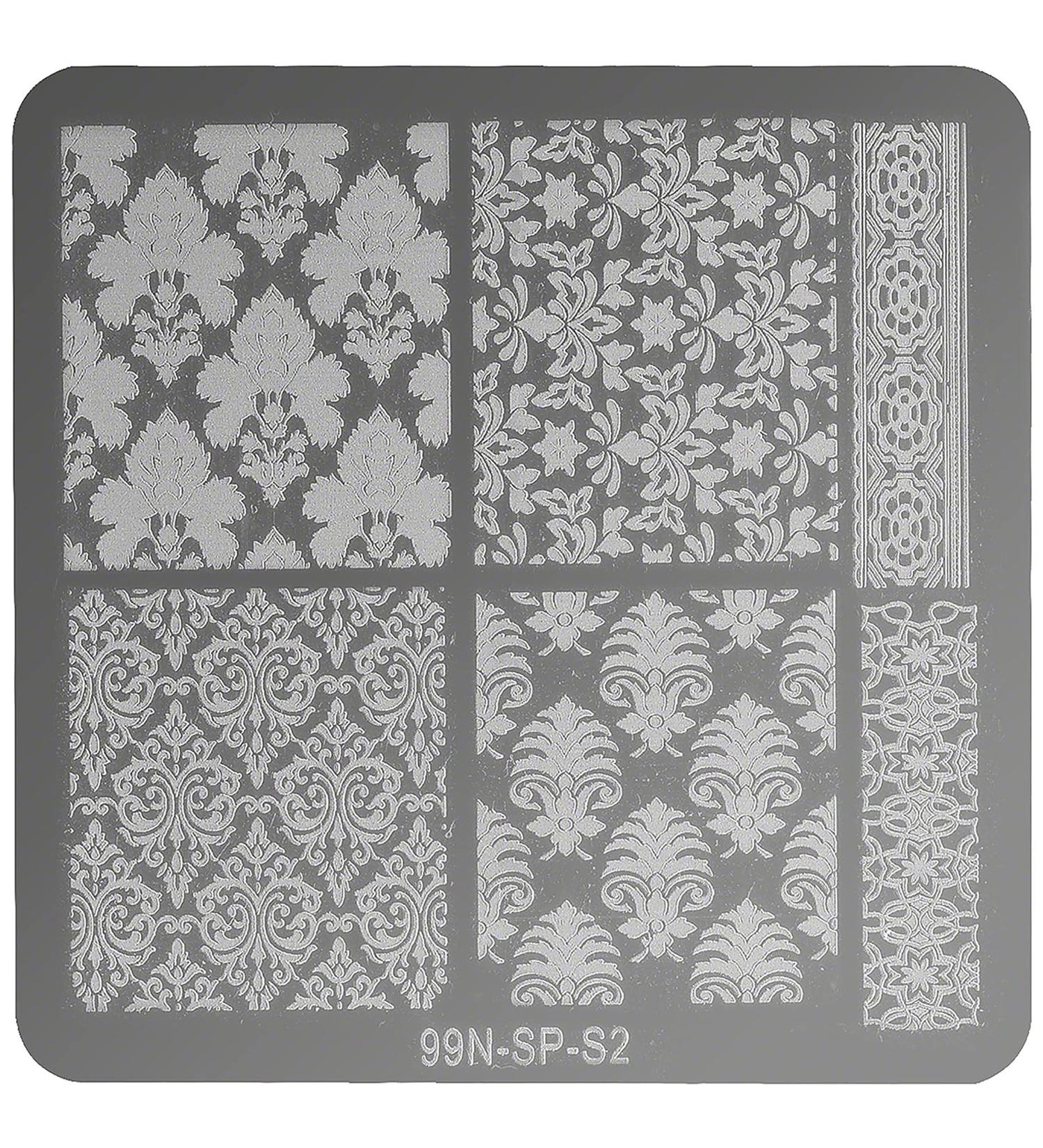 99Nails Stamping Plate Square - Harmony | Premium Nail Art for Global Shipping - Buy Online on GoSupps.com
