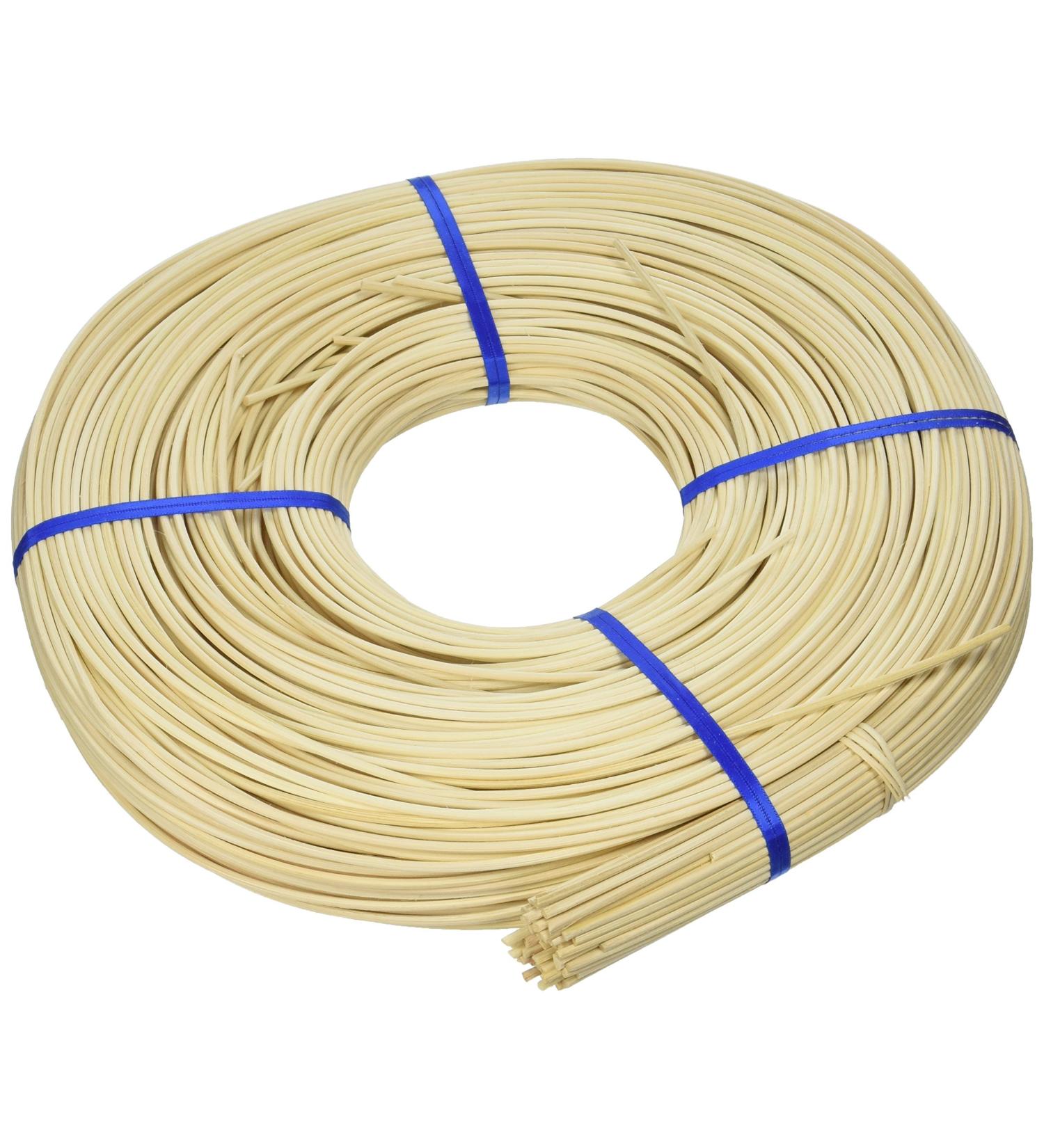 Commonwealth Basket Round Reed 4 2-3/4mm 1-Pound Coil  Approximately 500-Feet Approximately 500'
