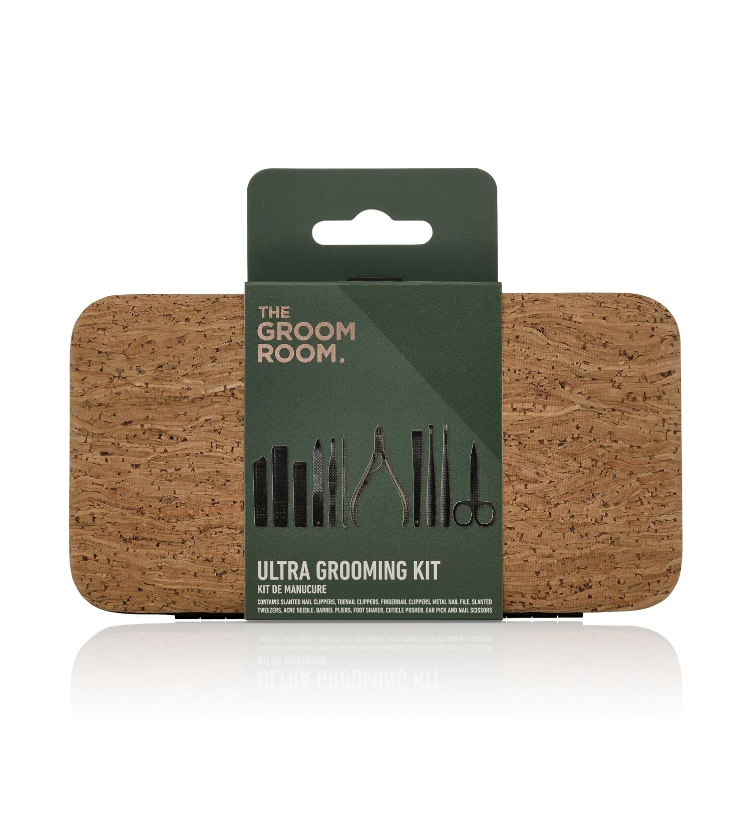 Elevate Your Grooming Game with The Groom Room Men's Grooming Set - Includes Premium Nail Clippers Nail File - Perfect Men's Gift