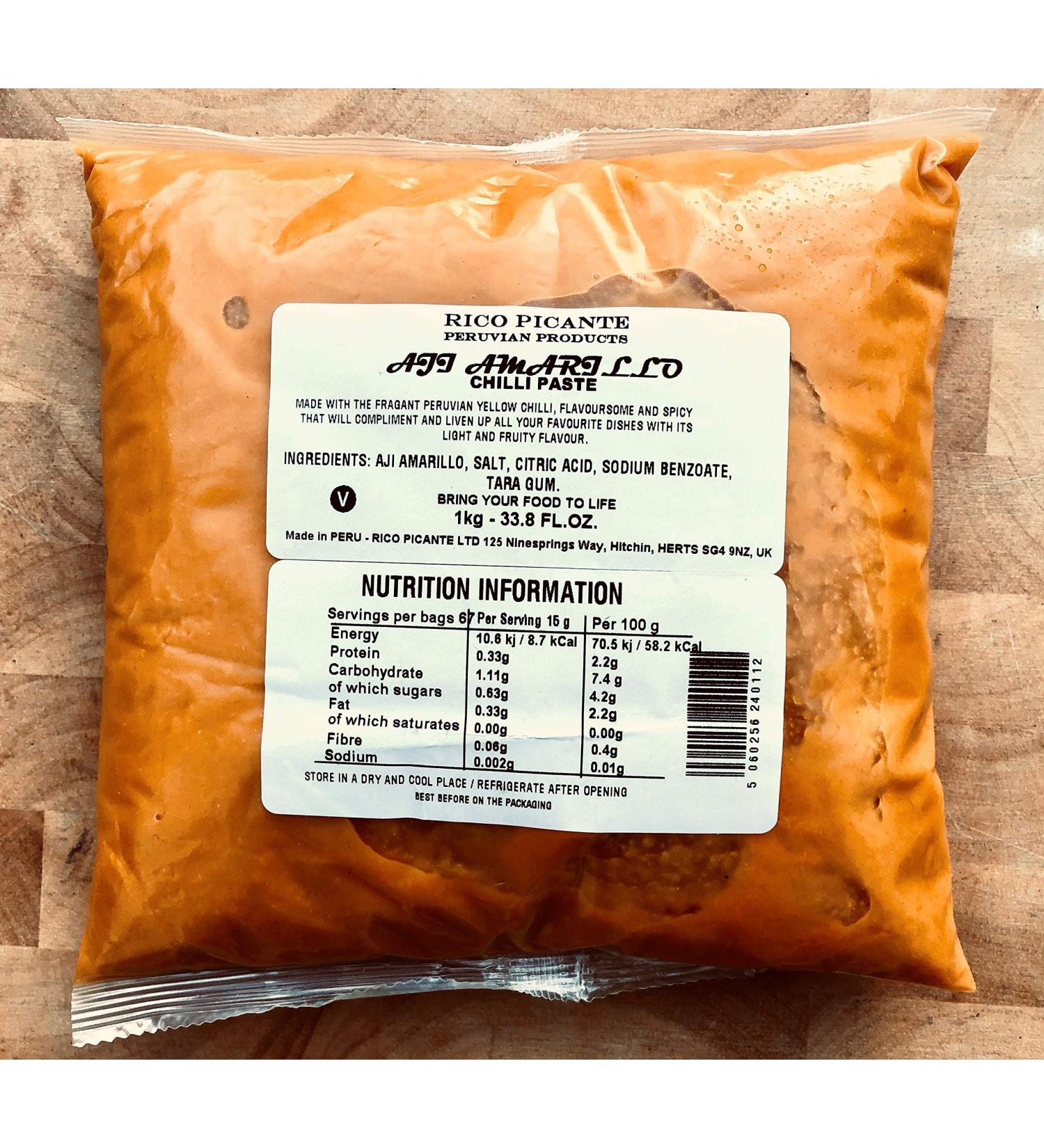 1Kg Aji Amarillo Chilli Paste Rico Picante