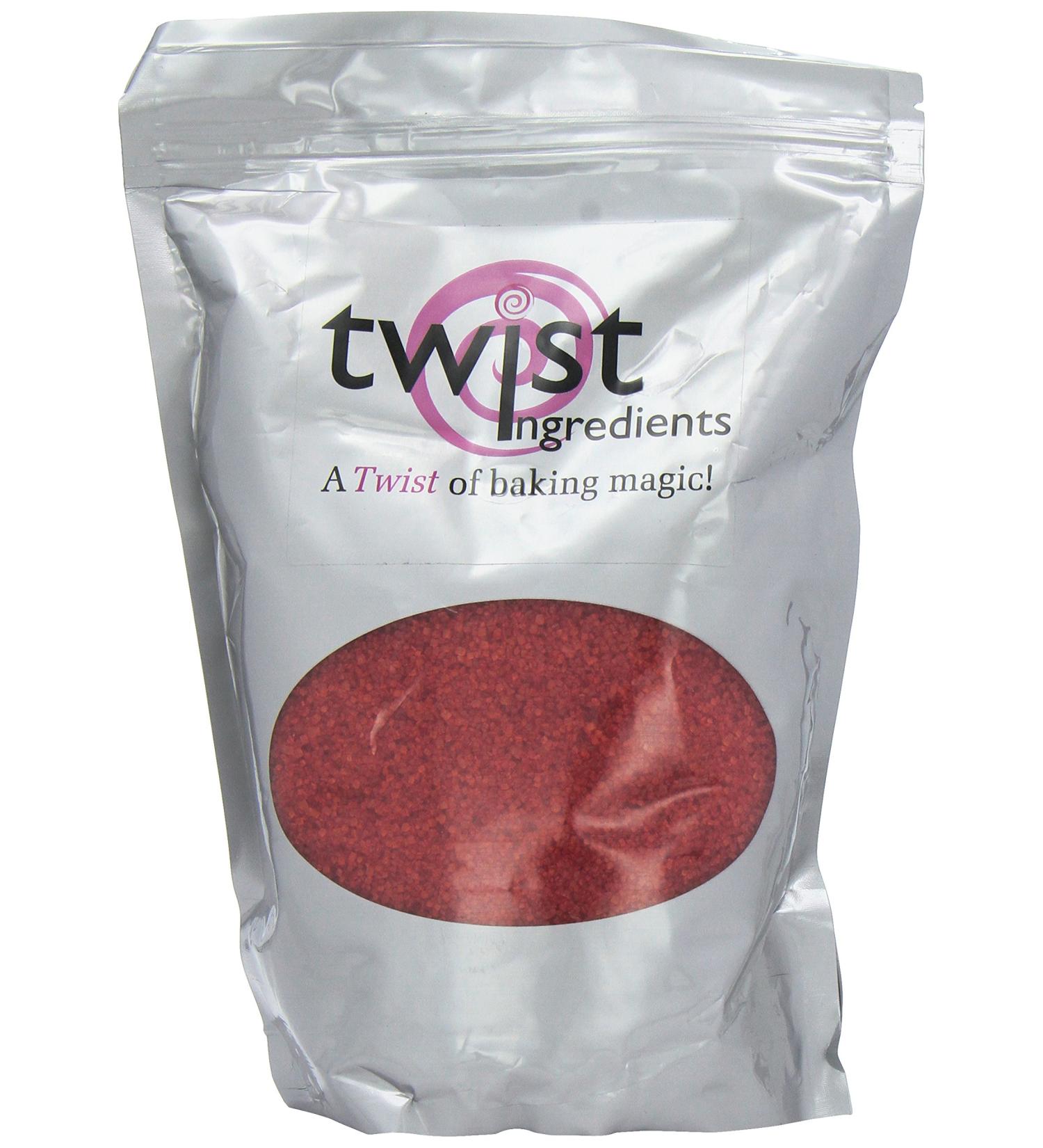 Twist Ingredients Glimmer Sugar Red 800g - Buy Online on GoSupps.com