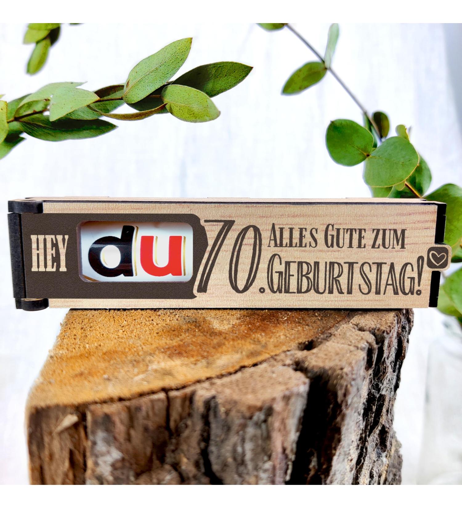 70th Birthday Chocolate Bar Gift Box | Duplo & Perfect Gift Ideas for Men & Women | Unique 70th Birthday Decorations - Buy Online on GoSupps.com