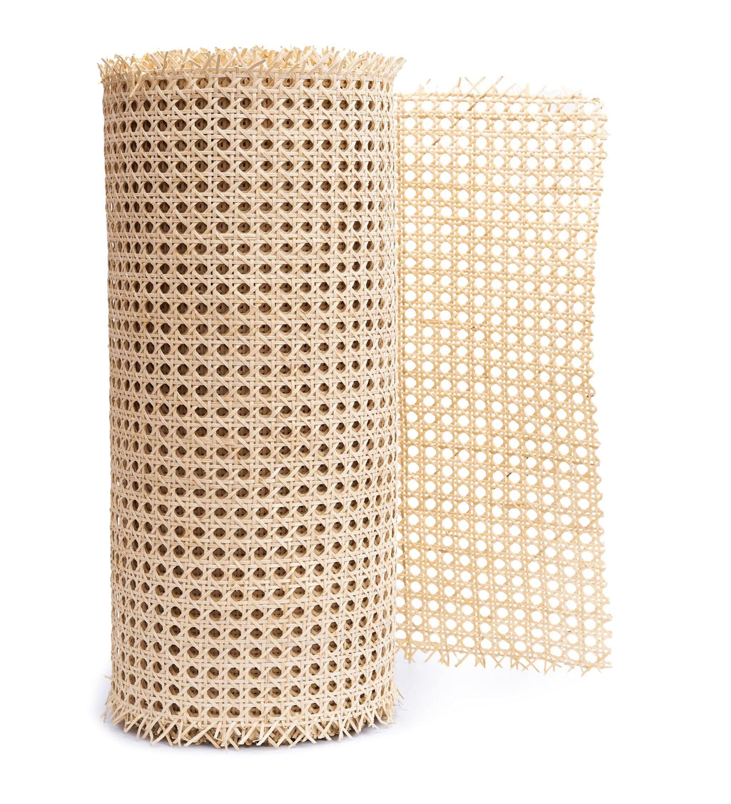 7FT Natural Pre-Woven Rattan Webbing for Caning Projects - 24 Width, Open Mesh Cane Sheet - Buy Online on GoSupps.com