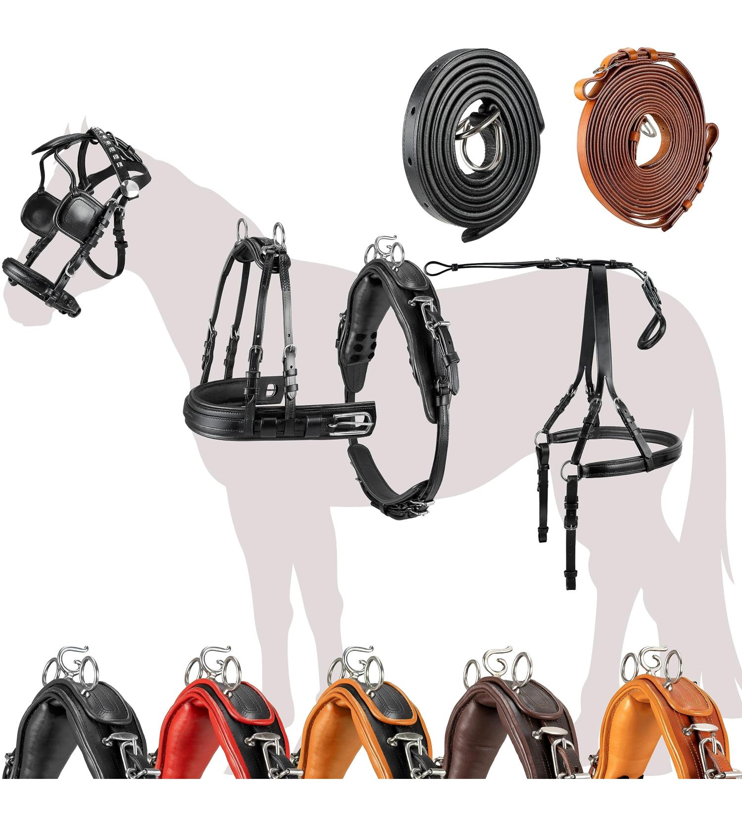 Esposita Professional Carriage Dishes for Shetland Pony & Horse | Minishetty to XL Cold-Blood Routing Feeders - Black - Buy Online on GoSupps.com