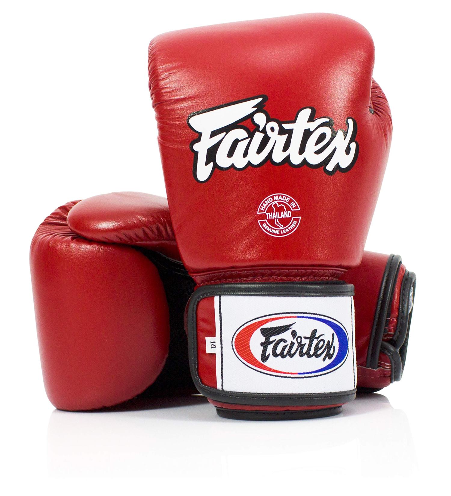 Fairtex BGV1BR Muay Thai Boxing Gloves - Breathable 12 oz for Men Women Kids | High Quality Light & Shock-Absorbing MMA & Kickboxing Gear - Buy Online on GoSupps.com