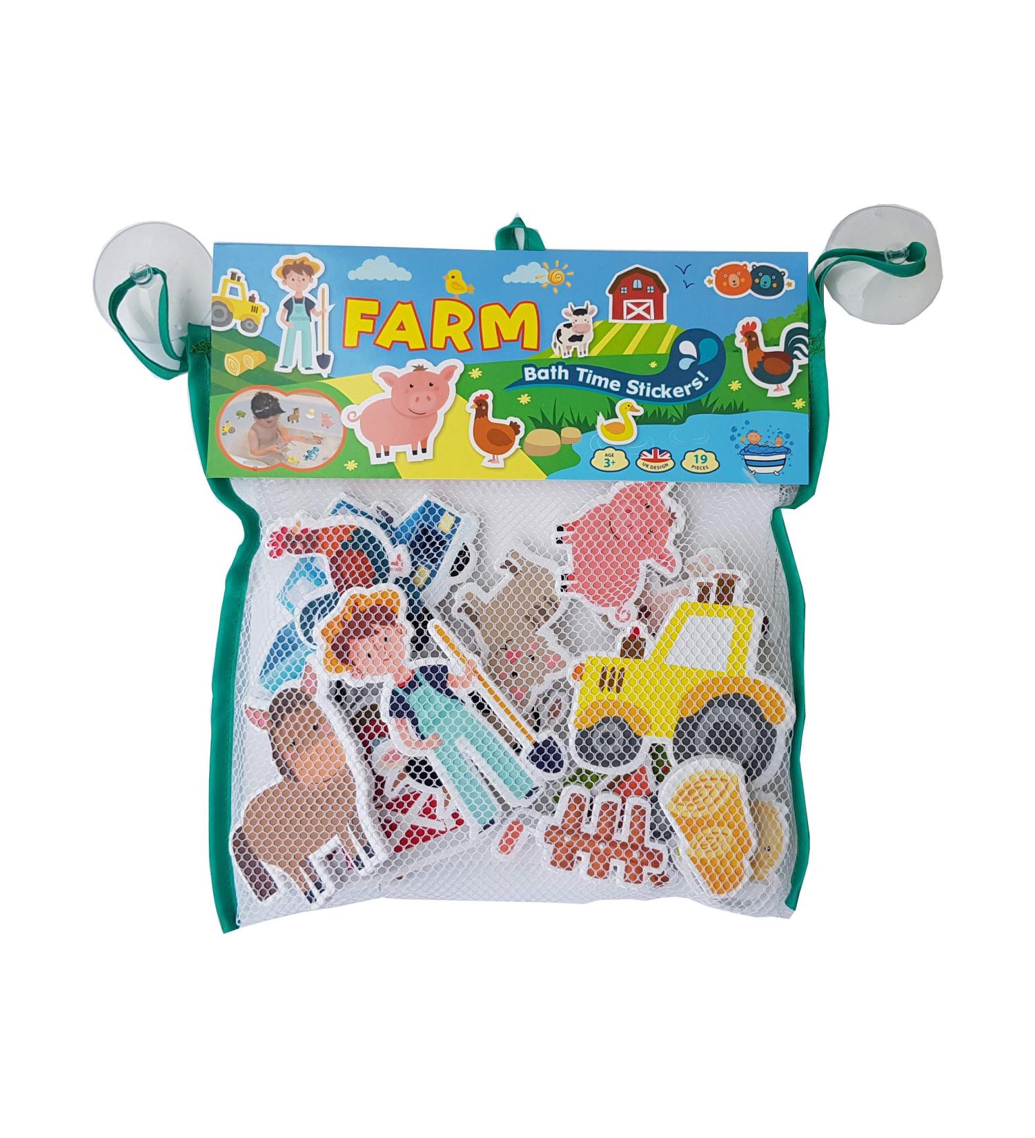 Buddy & Barney Farm Bath Time Stickers Toy for Kids - Multicolor - Buy Online on GoSupps.com