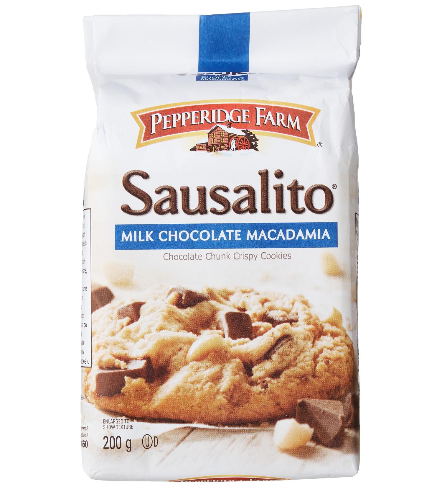 Pepperidge Farm Sausalito Milk Chocolate Macadamia Cookies 200 g 200 g (Pack of 1) - Buy Online on GoSupps.com