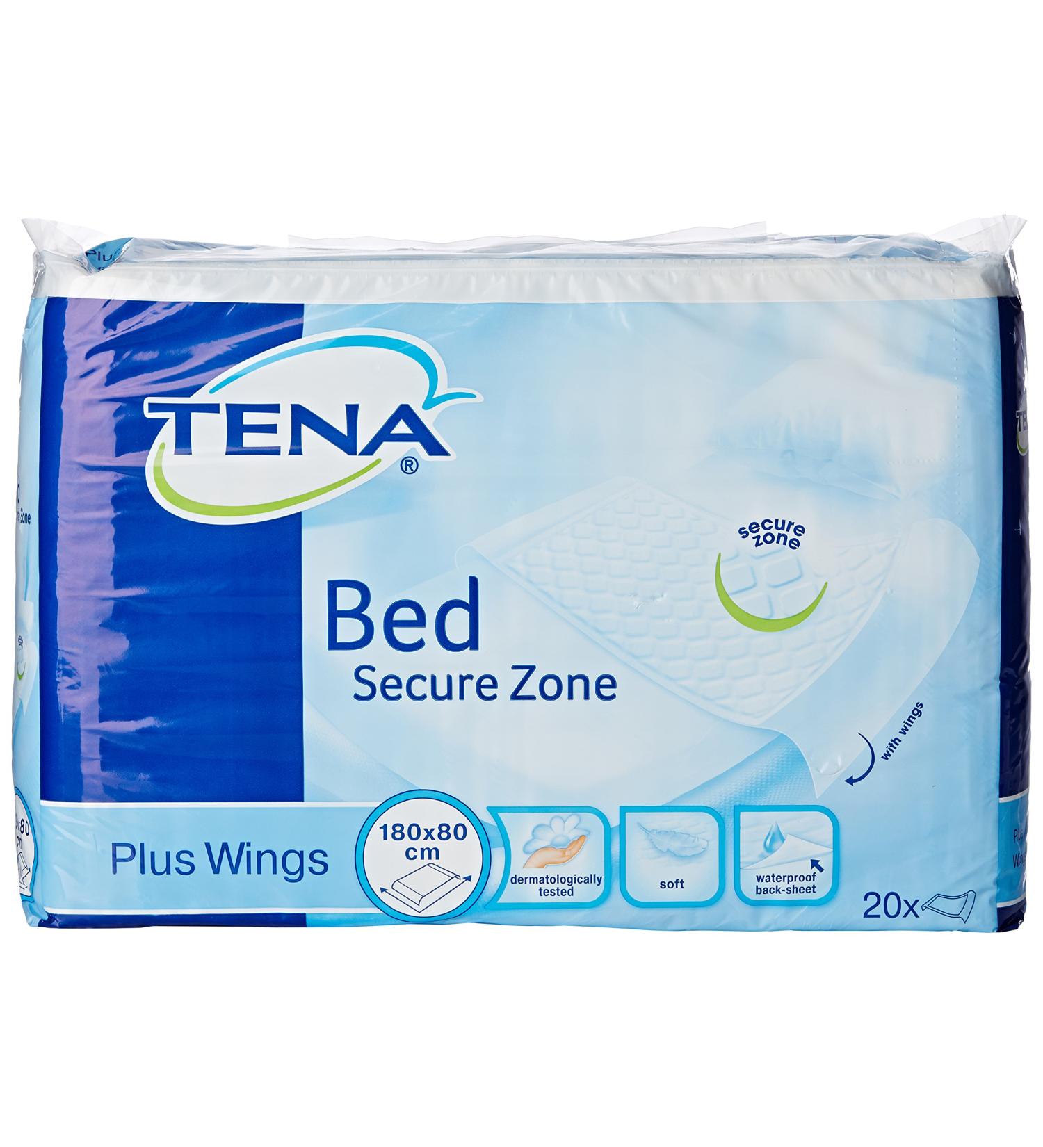 Tena Disposable Bed Pads with Wings - 20 Pack | Healthcare & Comfort - Ships Internationally - Buy Online on GoSupps.com