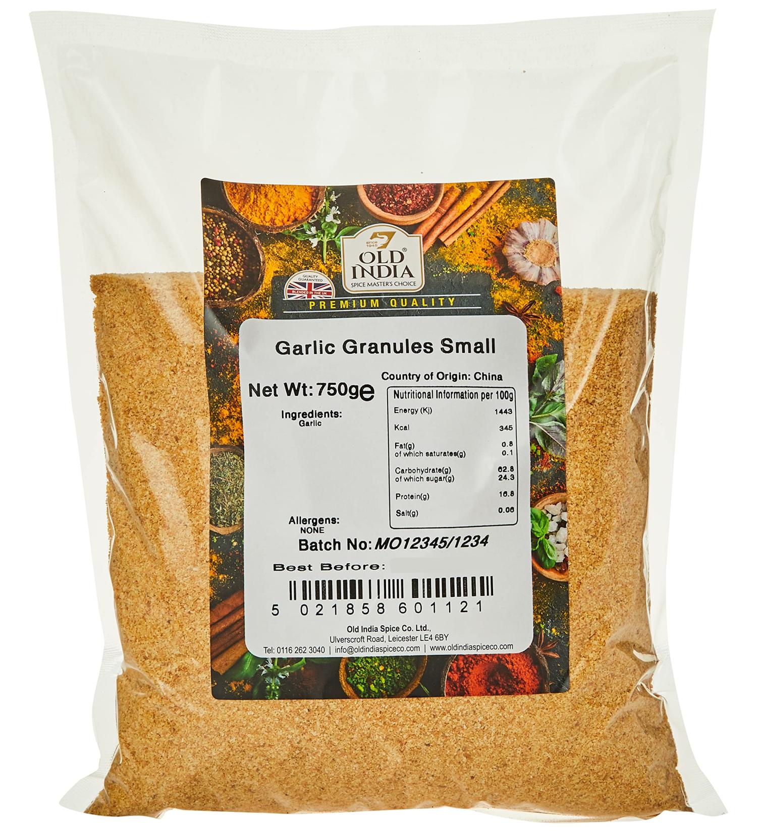 Old India Garlic Granules Small 750g - Pack of 1 | Premium Quality - Buy Online on GoSupps.com