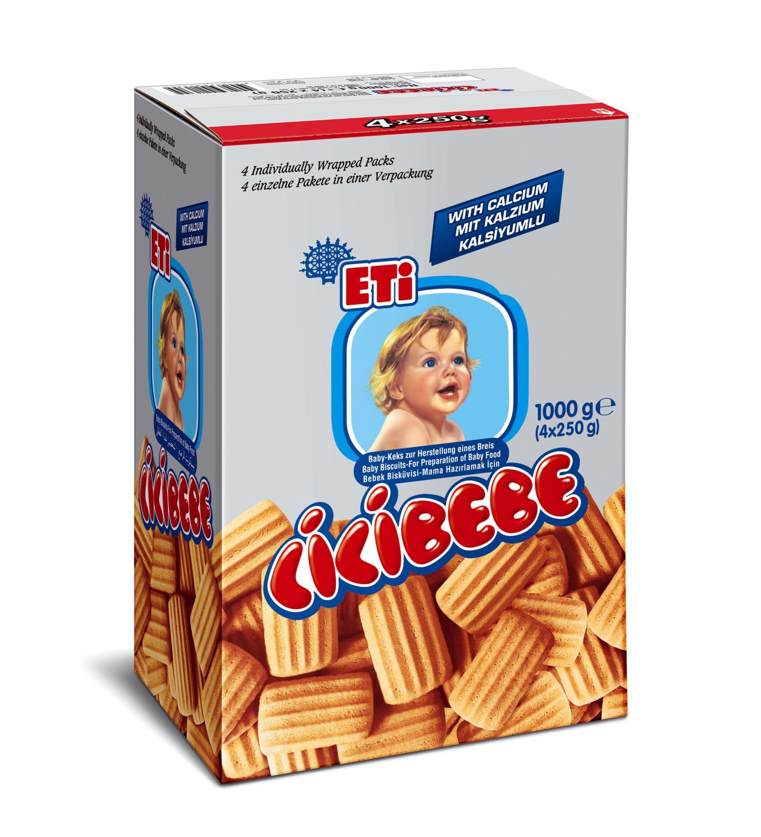 Cici Baby Biscuit - Nutrient-Rich Snack for Babies 4 Months+ - 4X250 gr - Buy Online on GoSupps.com