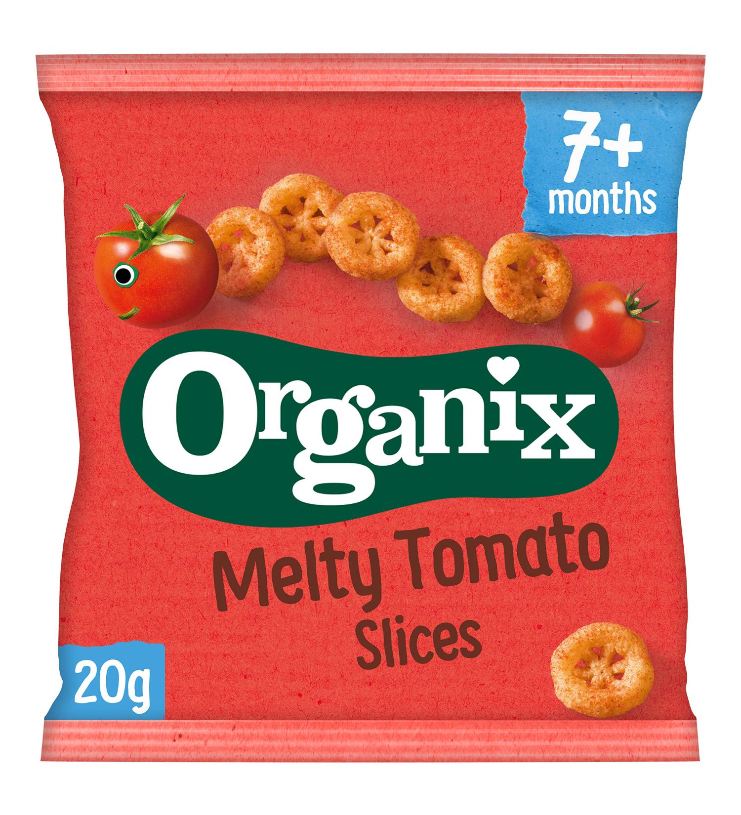 Organix Finger Foods Organic Tomato Slices 7mth+ (20g) - Pack of 2