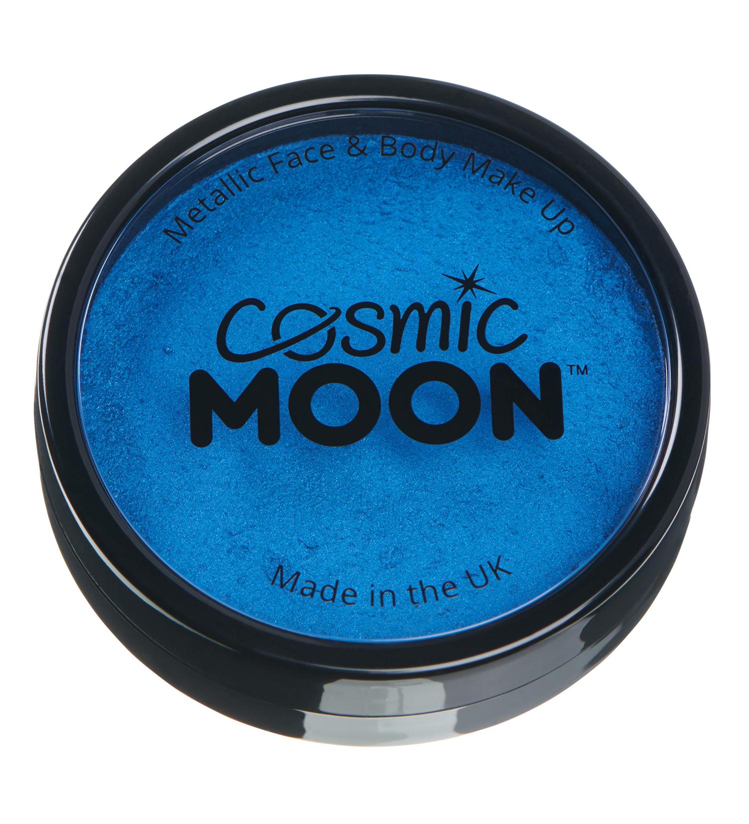 Buy Cosmic Moon Metallic Face Paint - Blue | Professional Water Activated Face Paint for International Shipping - Buy Online on GoSupps.com