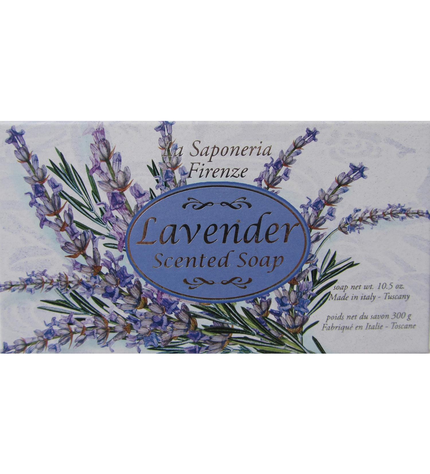 Saponificio Artigianale Fiorentino Tuscan Lavender Bath Soap - Buy Internationally | Premium Artisan Soap - Buy Online on GoSupps.com
