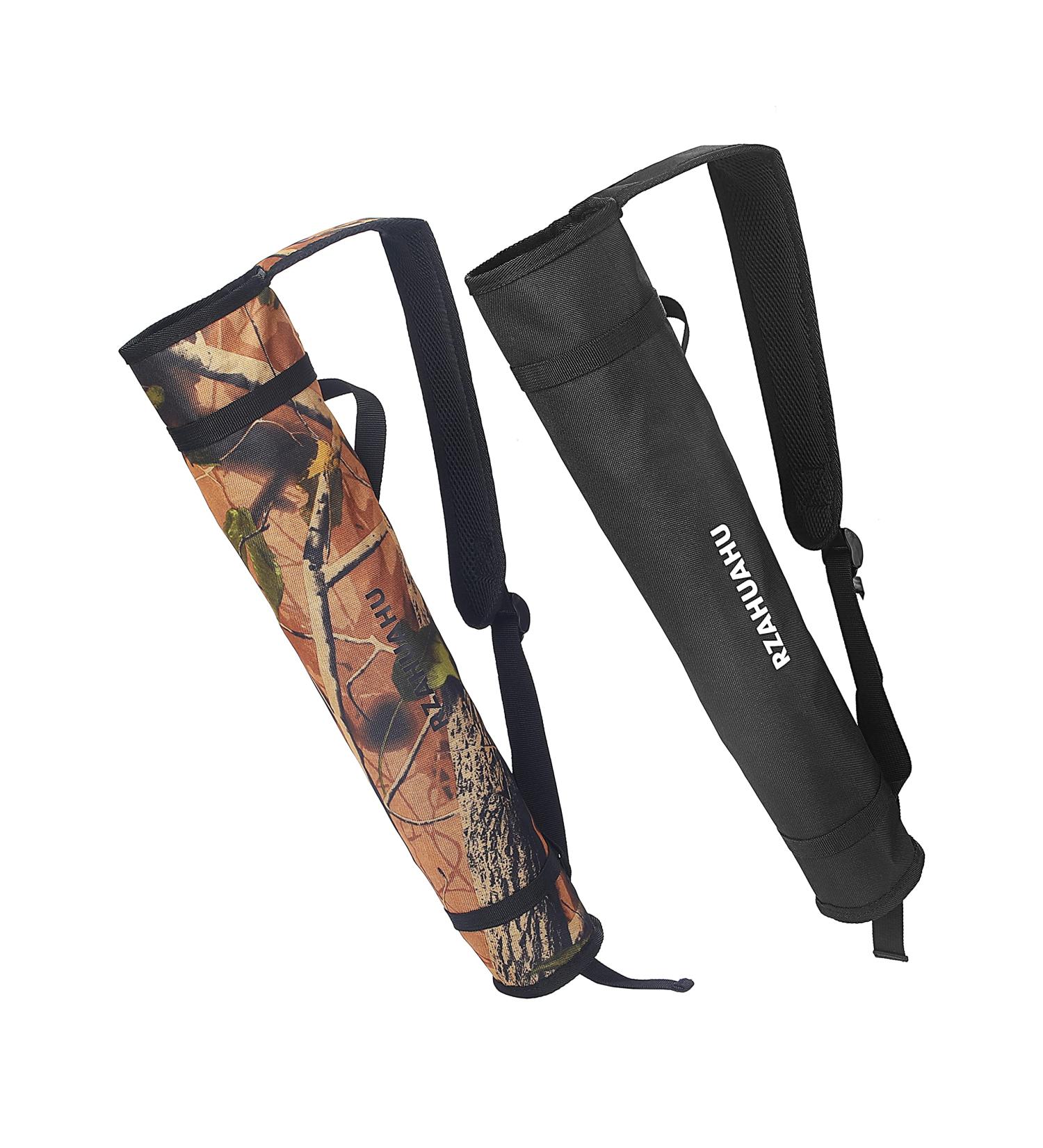 RZAHUAHU Archery Arrow Quiver - Adjustable Storage Bags for Bow Hunting and Target Practice - Hip and Back Holder for 2 Arrows - Outdoor Archery Accessories - Buy Online on GoSupps.com