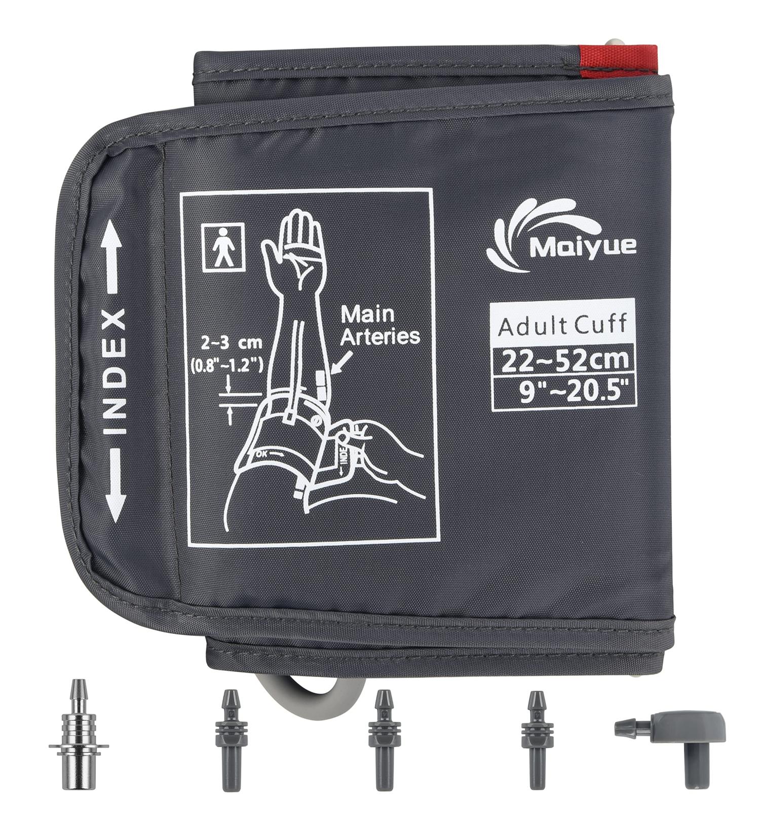 Extra Large Blood Pressure Cuff XXL for Omron BP Meter - Compatible & Adjustable 9-20.5 Inches (22-52cm - Buy Online on GoSupps.com