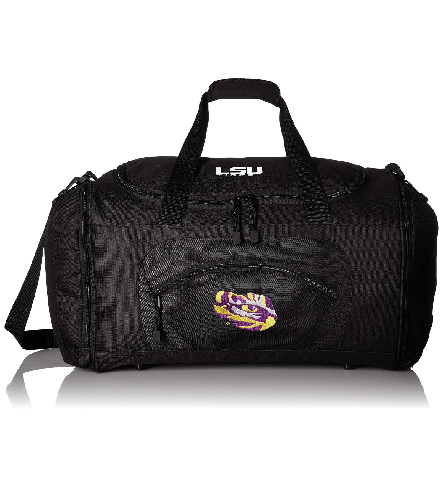 LSU Tigers NCAA Roadblock Duffel Bag 20 - Officially Licensed Multi Color - Buy Online on GoSupps.com