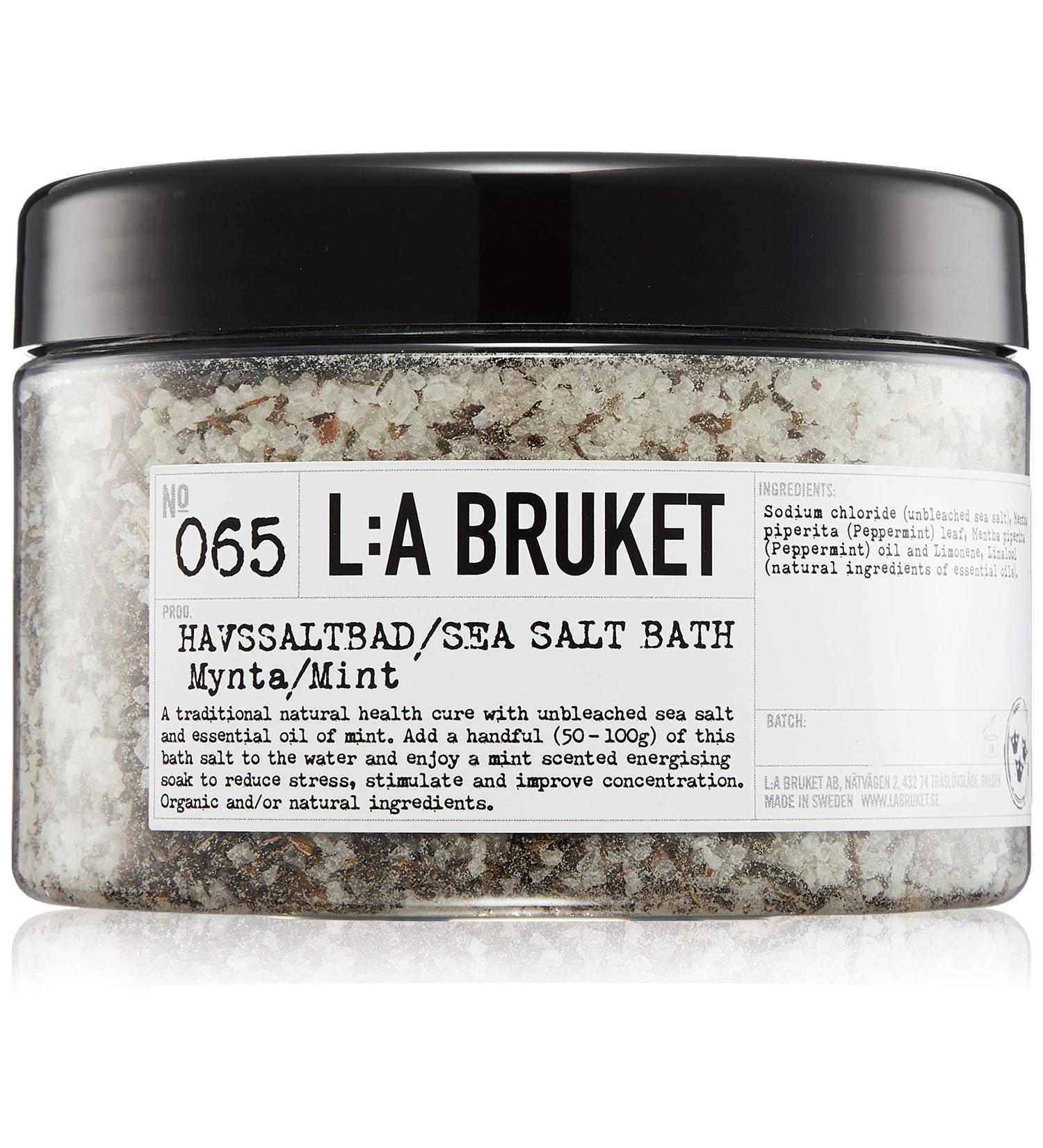 L:a Bruket No.65 Bath Salt - Refreshing Mint 450g | International Shipping Available - Buy Online on GoSupps.com