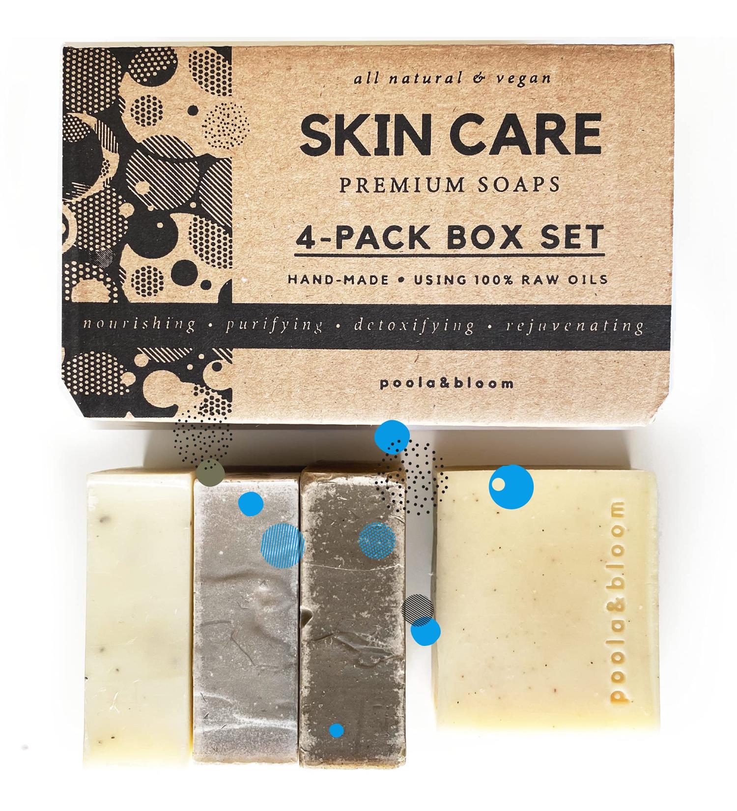 Natural Fixed Shower Gel & Soap for Men & Women | Black Tea & Coffee Peeling | Dead Sea Mud & Salt - Rejuvenating Body Soap - Buy Online on GoSupps.com