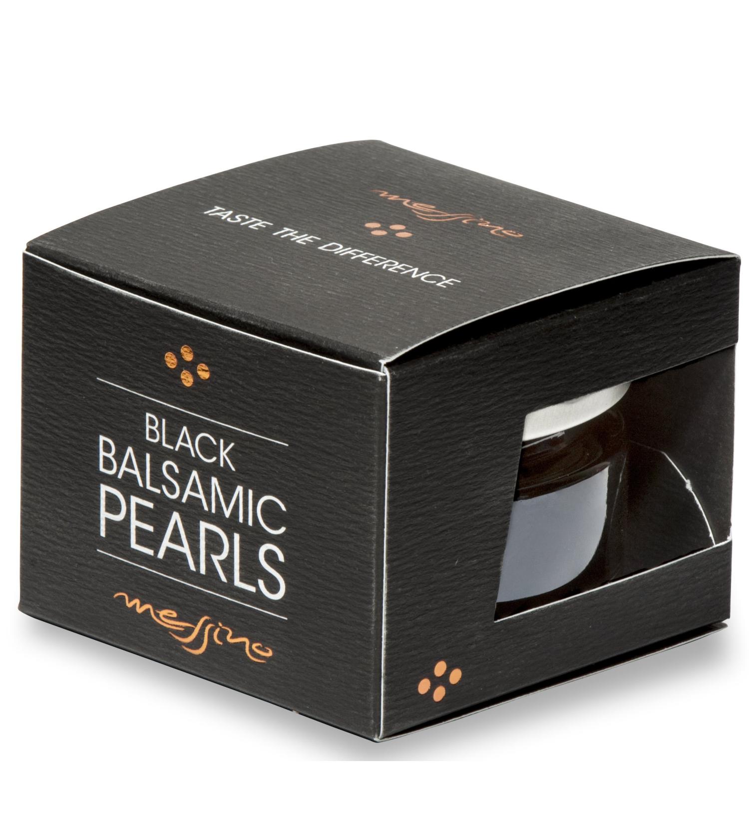 Messino Black Balsamic Pearls 50ml - Imported from Greece | Premium Quality - Buy Online on GoSupps.com