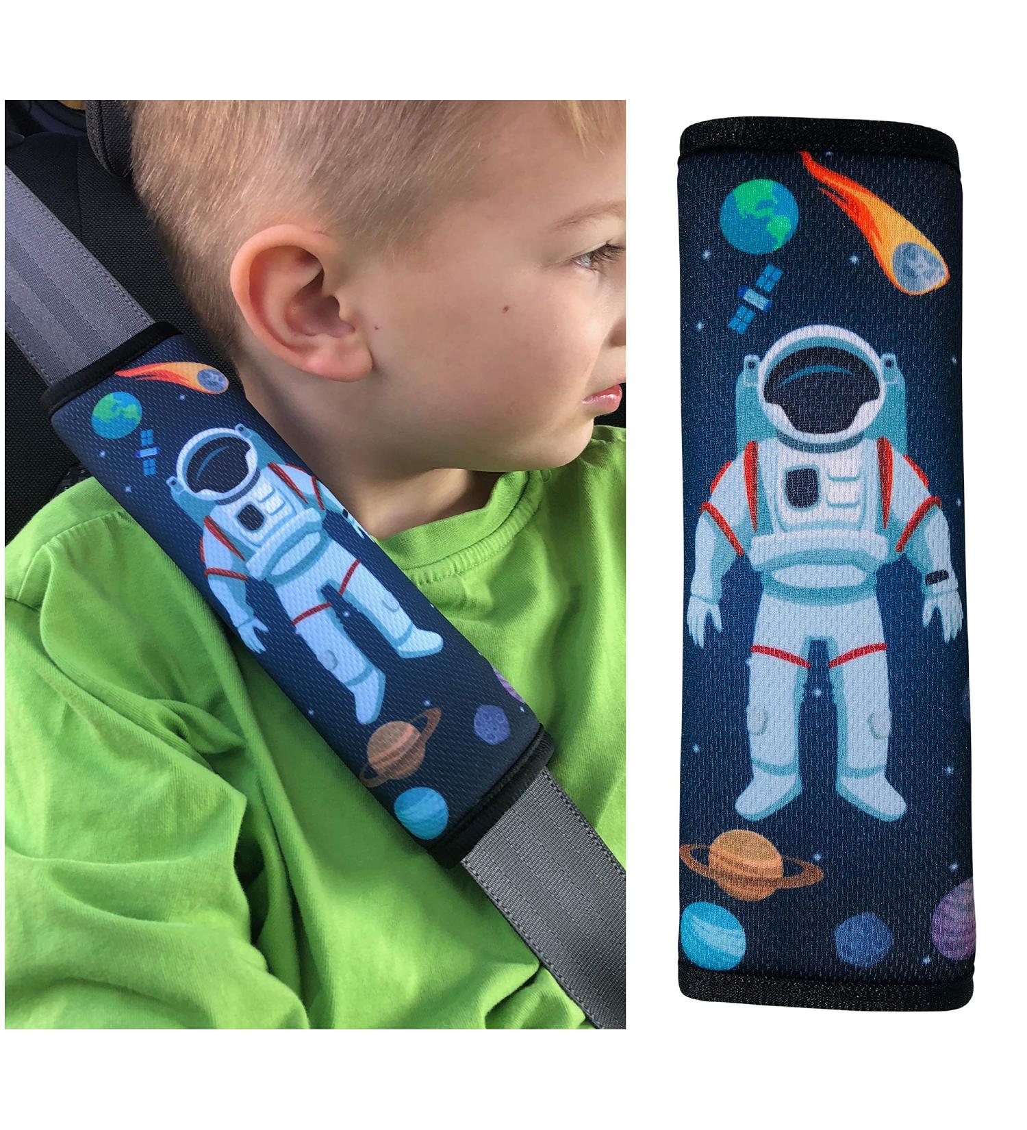 HECKBO Astronaut Kids Car Seat Belt Pads - Seat Belt Protectors for Booster Seats - Ideal for Car or Bicycle - 1 Piece - Buy Online on GoSupps.com