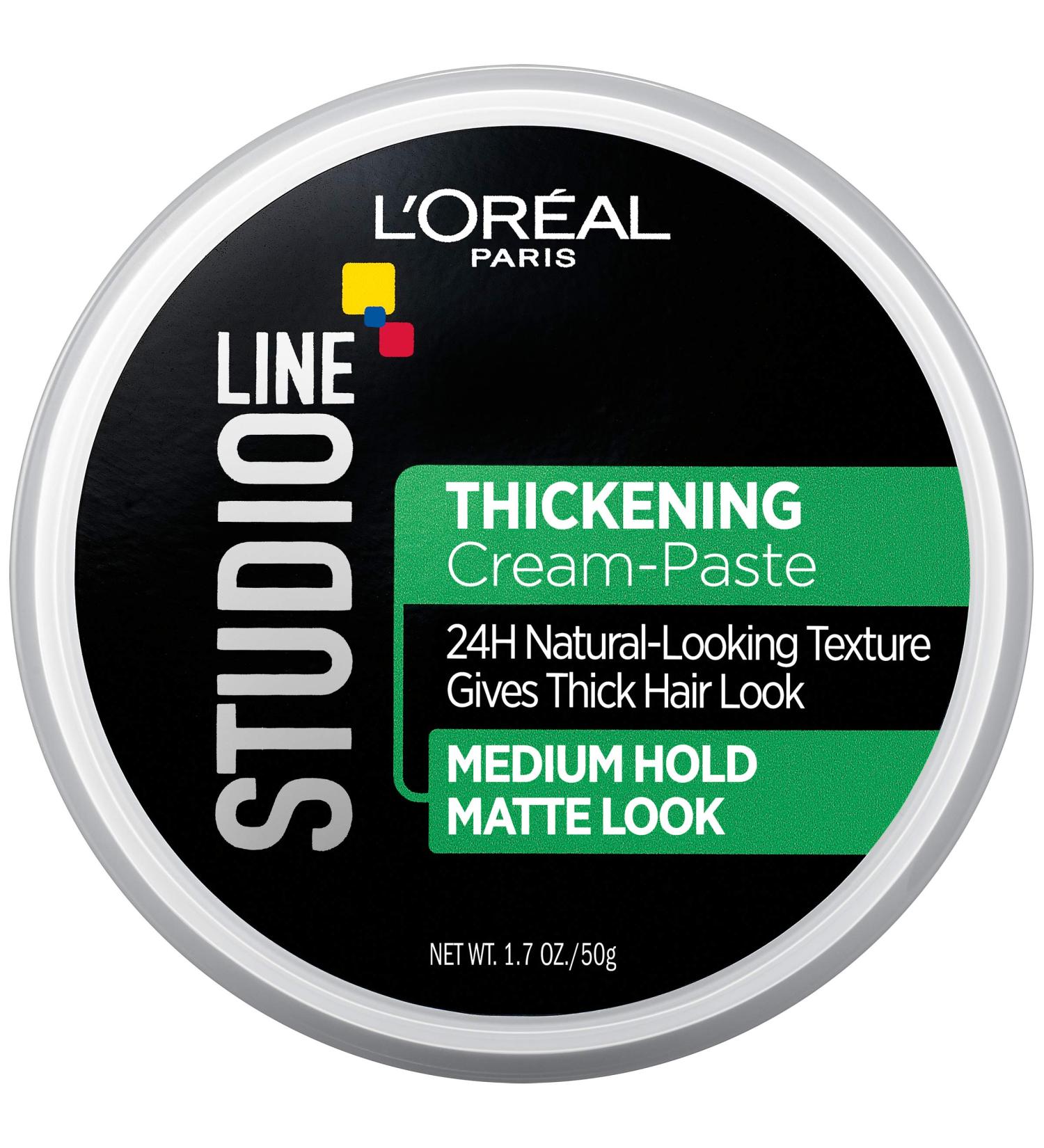 L'Oreal Paris Hair Care Studio Line Thickening Cream Paste - Medium Hold 1.7 oz | Buy Online for International Shipping - Buy Online on GoSupps.com