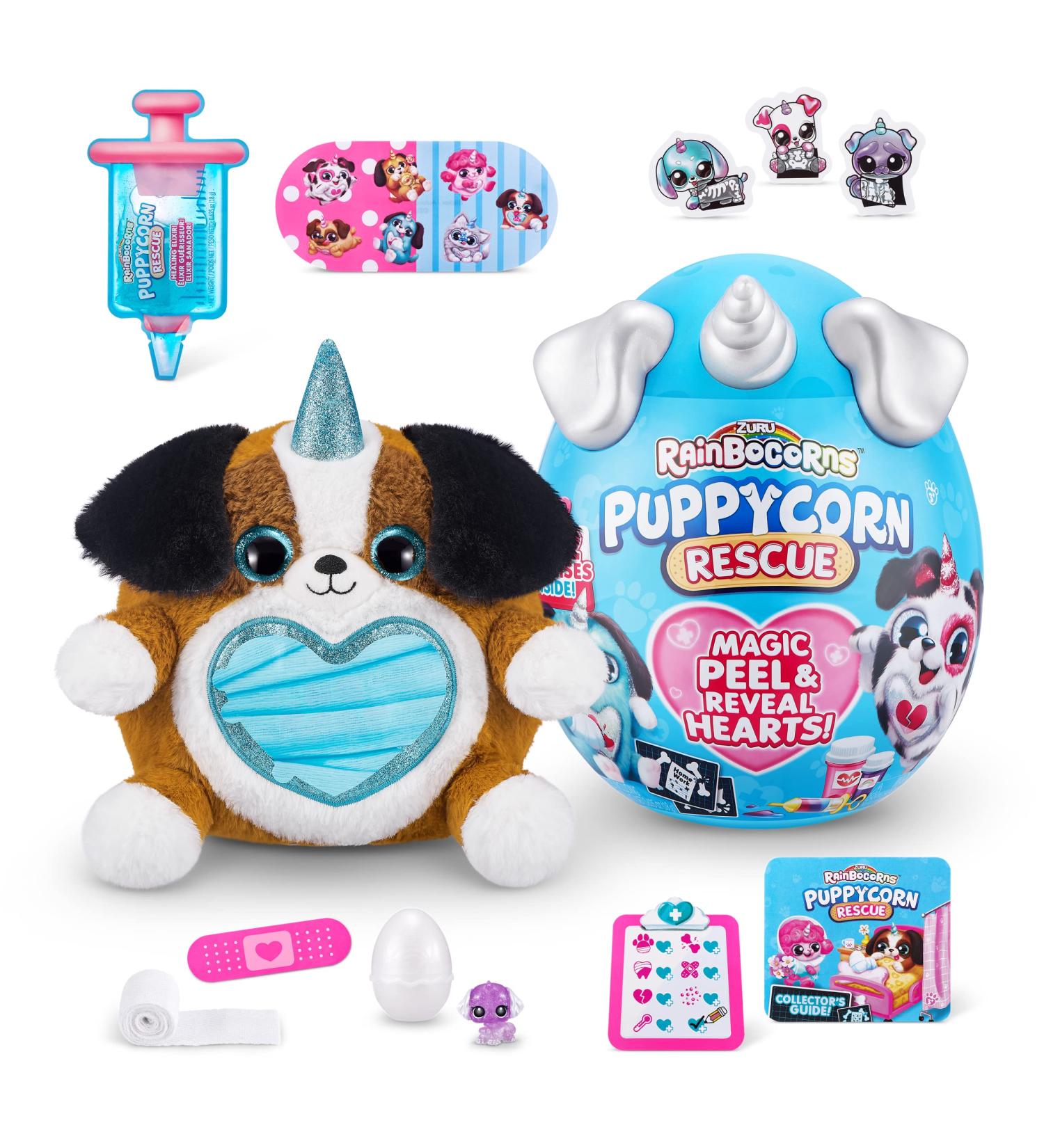 Rainbocorns Puppycorn Rescue Surprise Beau the Shepherd - Collectible Plush with 12+ Surprises - Ages 3+ (Shepherd) Single - Buy Online on GoSupps.com