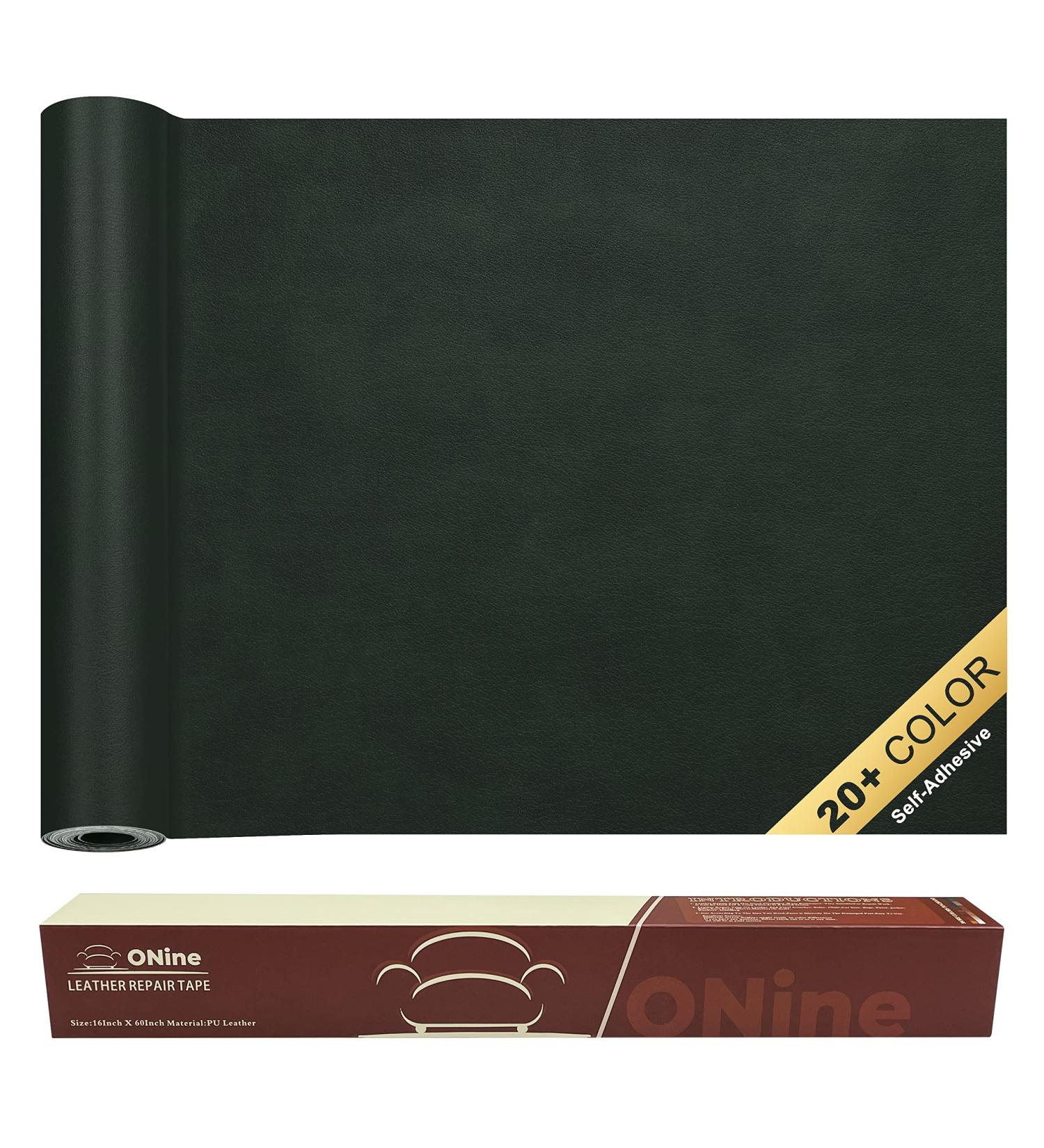 Self-Adhesive Leather Repair Tape Patch 16x60 Inch Green - Waterproof & Wear-Resistant for Furniture, Sofas, Car Seats - Buy Online on GoSupps.com