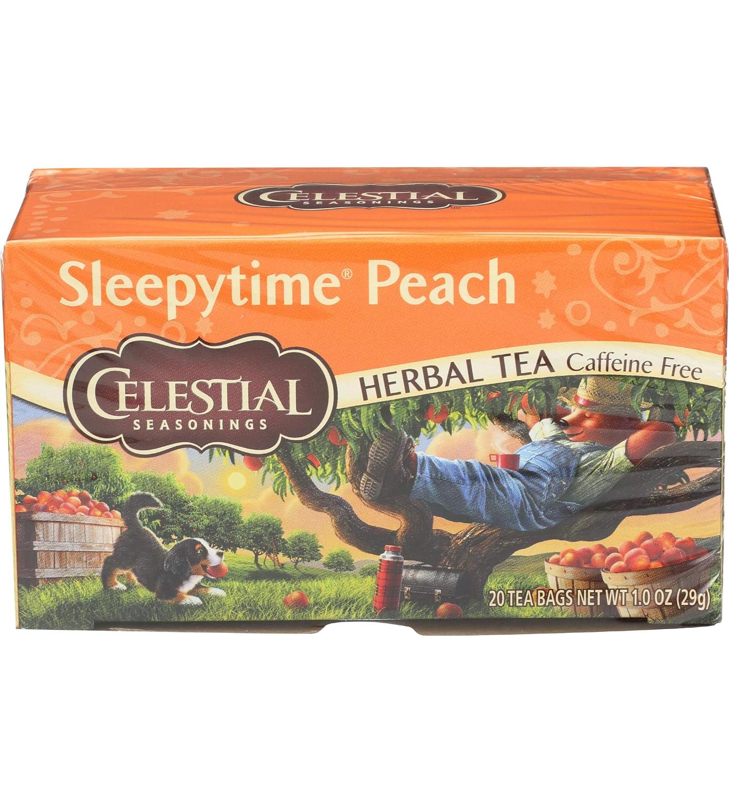Celestial Seasonings Sleepytime Peach Tea - 20 Bags - Buy Online on GoSupps.com