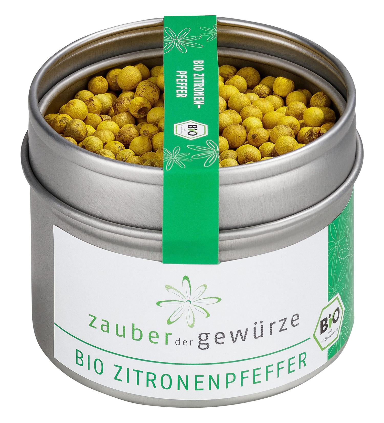 Organic Lemon Pepper Spice Mix - Elevate Asian & Mediterranean Dishes Seafood & Salads - 70g - Buy Online on GoSupps.com