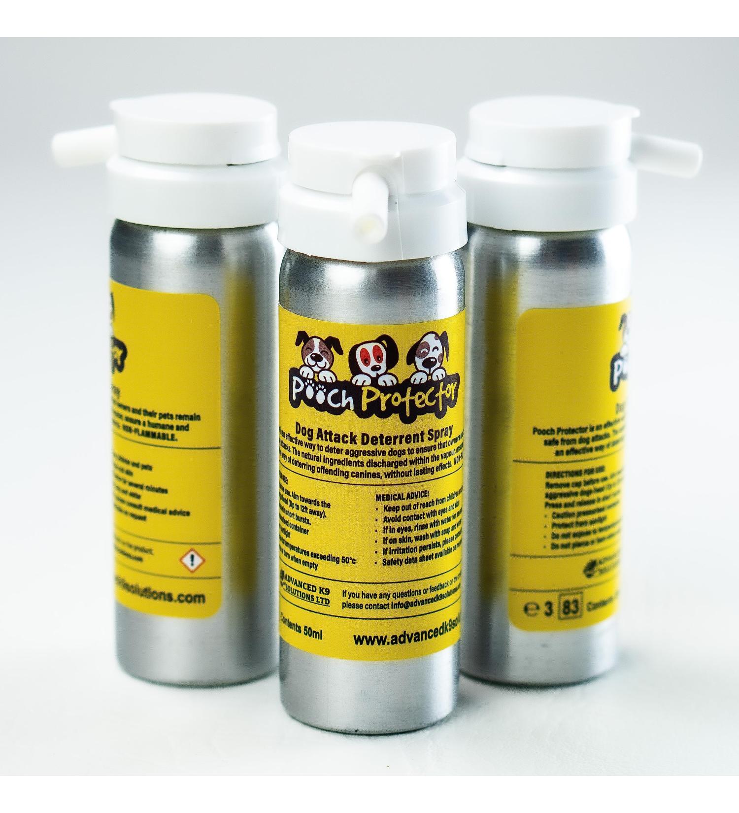 Pooch Protector Spray 50ml Size - Non Flammable - Non Toxic - Great for dog owners & Professionals
