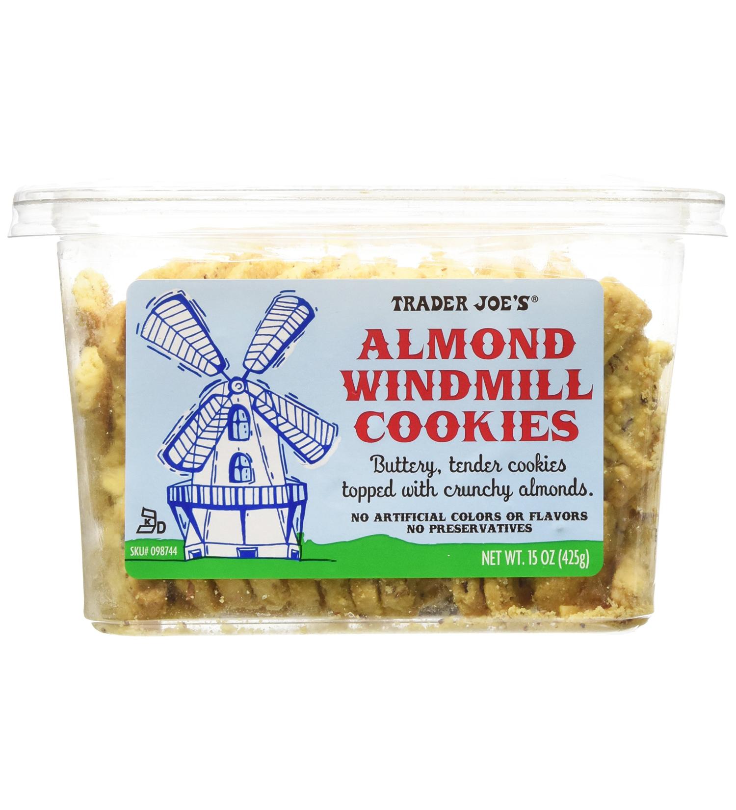 Trader Joe's Almond Windmill Cookies - Delicious & Nutty Treats - Buy Online on GoSupps.com