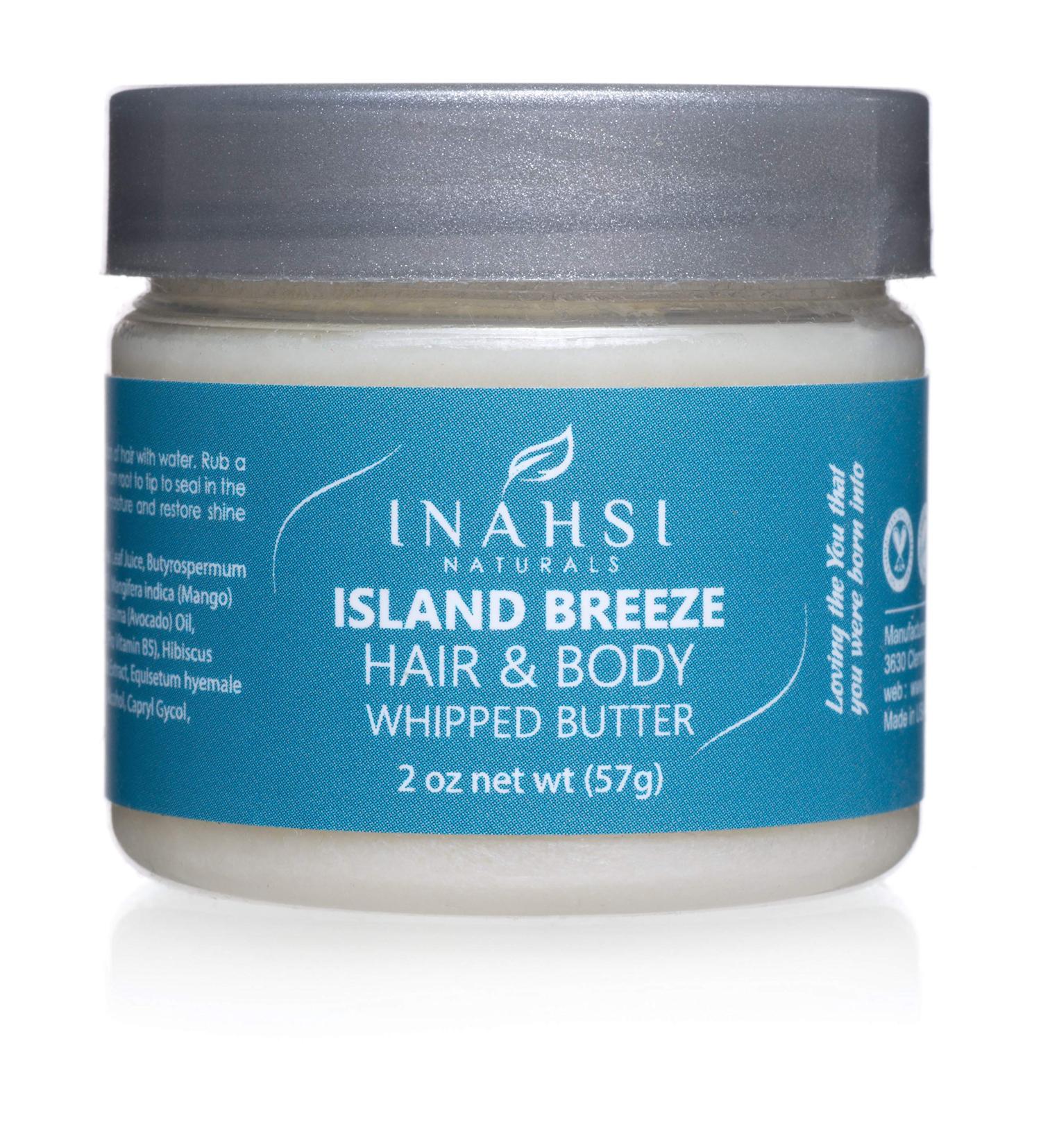 Inahsi Breeze Hair Body Whipped Butter - Curl Defining Cream (57g) | Nourish & Define Curls | International Shipping - Buy Online on GoSupps.com