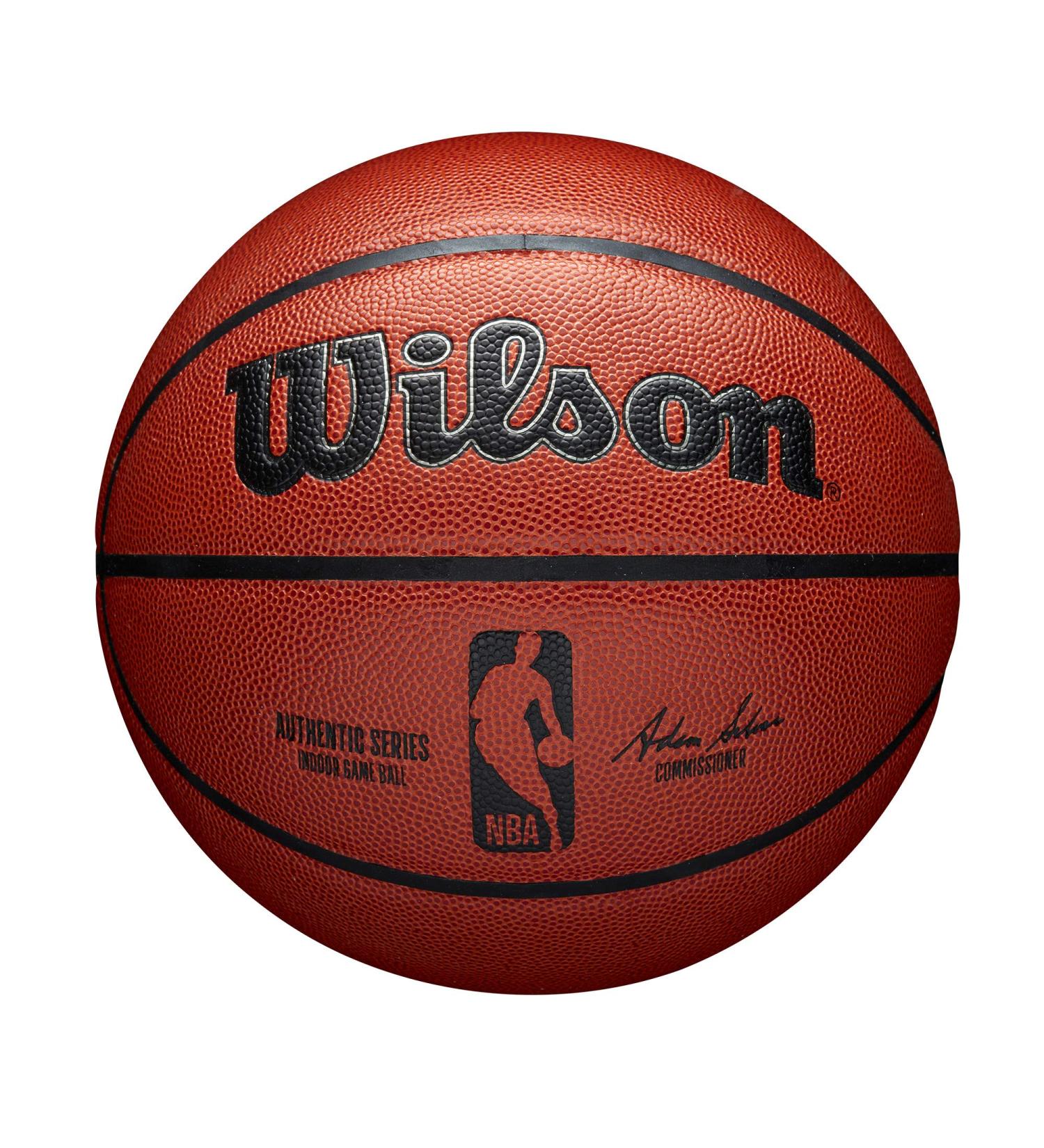 Wilson NBA Authentic Size 7 Basketball - 29.5 Indoor Game Ball | Shop Worldwide - Buy Online on GoSupps.com