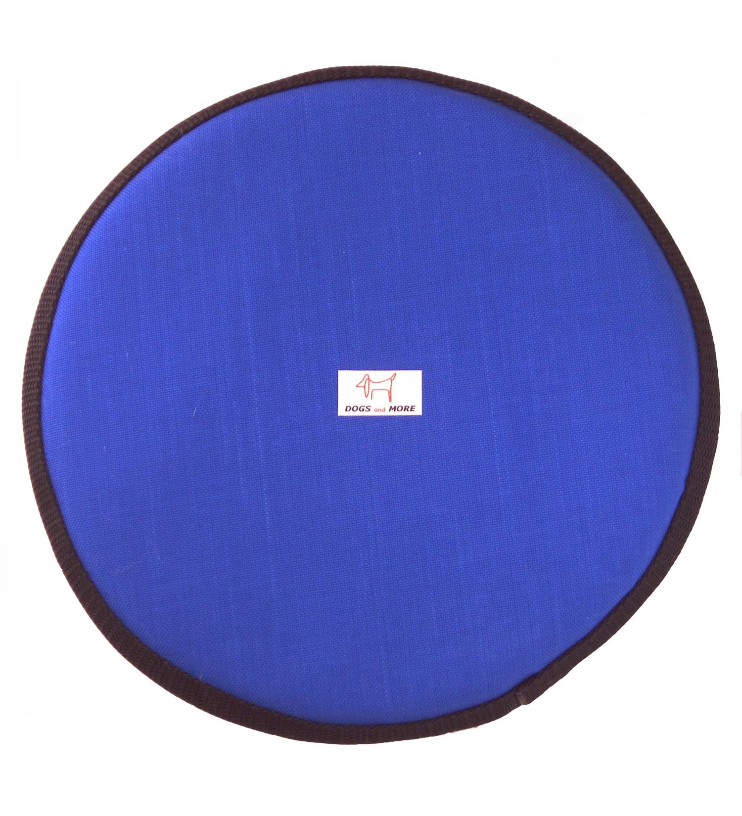 Dogs and More - Floating Fabric Frisbee (Large) / Frisbee Disc / Dog Toy Blue