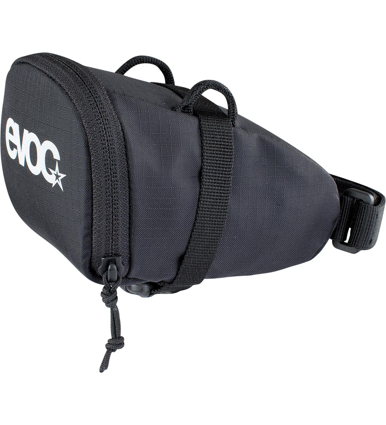 Evoc Bike Seat Bag - Universal Fit Under Seat Storage for Road & Mountain Bikes - Black - Buy Online on GoSupps.com