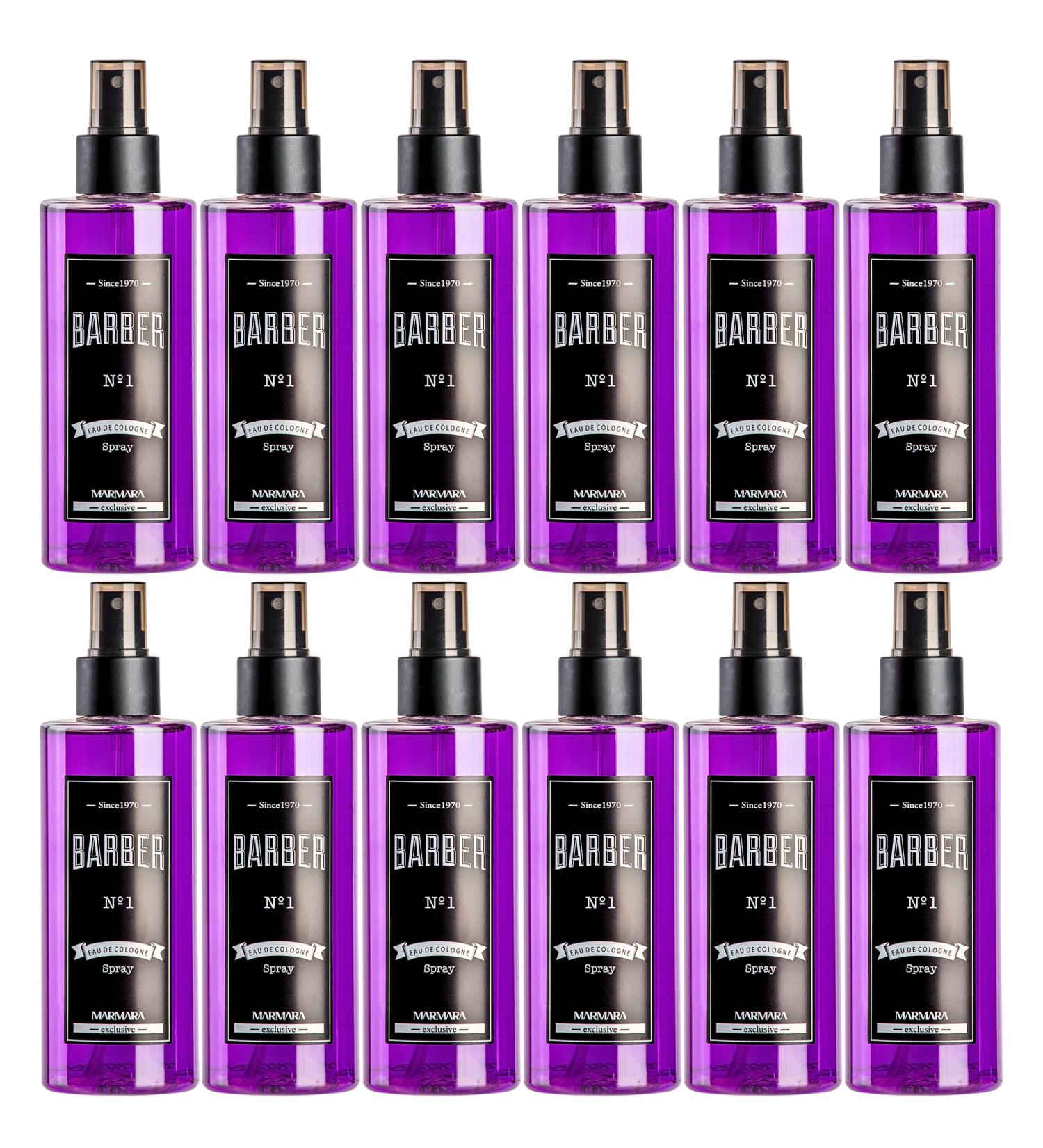 Marmara Barber Cologne - Best Choice of Barbers and Traditional Shaving Fans No:1 Series (250ml x 12 Bottles) - Buy Online on GoSupps.com