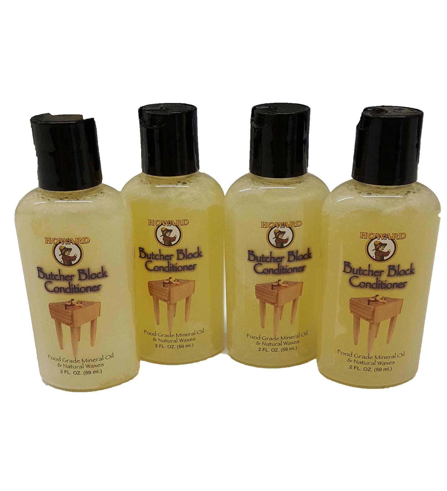 4oz Howard Butcher Block Conditioner - Food Grade Orange Oil & Vitamin E for Cutting Boards - Buy Online on GoSupps.com