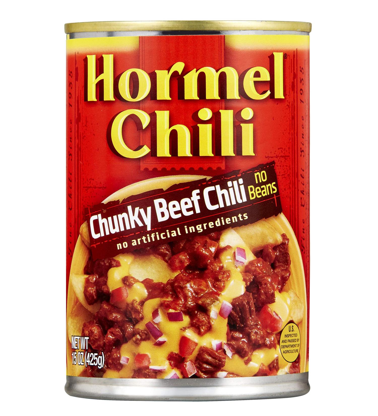 Hormel Chunky No Beans Chili 15oz - Hearty & Flavorful - Buy Online on GoSupps.com