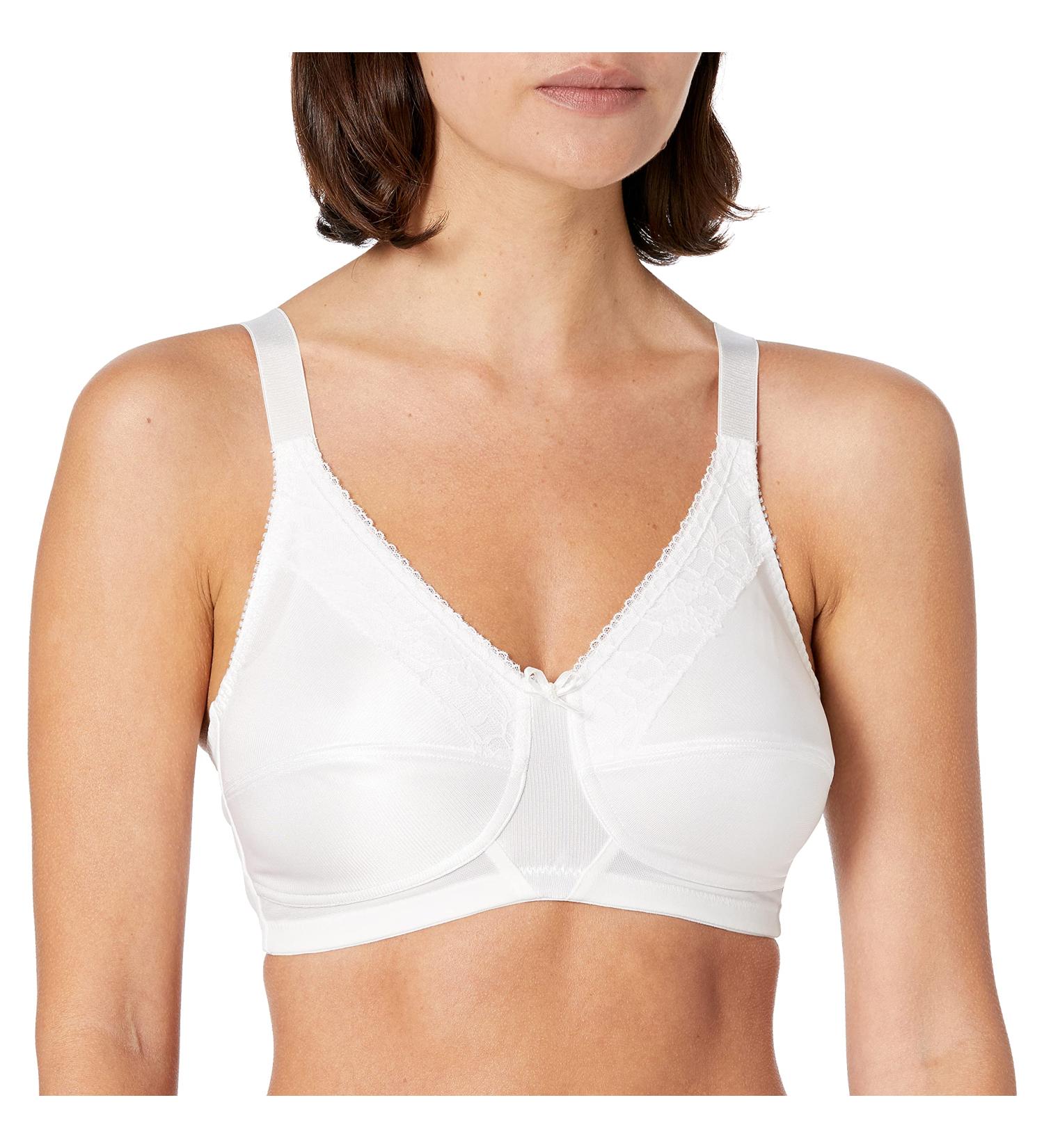 Amoena Womens Nancy BH 70B White - Comfortable & Stylish Bras for International Shipping - Buy Online on GoSupps.com