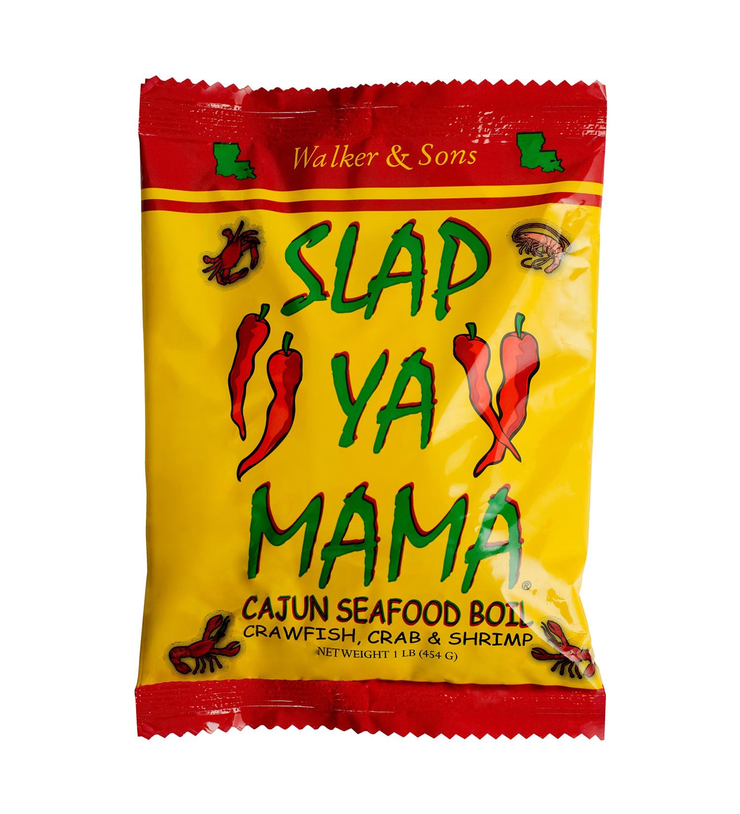 Slap Ya Mama Cajun Seasoning Seafood Boil 1lb 1 Pound (Pack of 1)