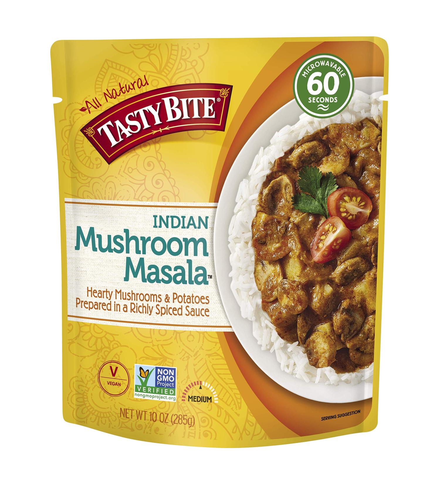Tasty Bite Mushroom Masala - 6 Packs, 60 Oz | Natural Indian Cuisine - Buy Online on GoSupps.com
