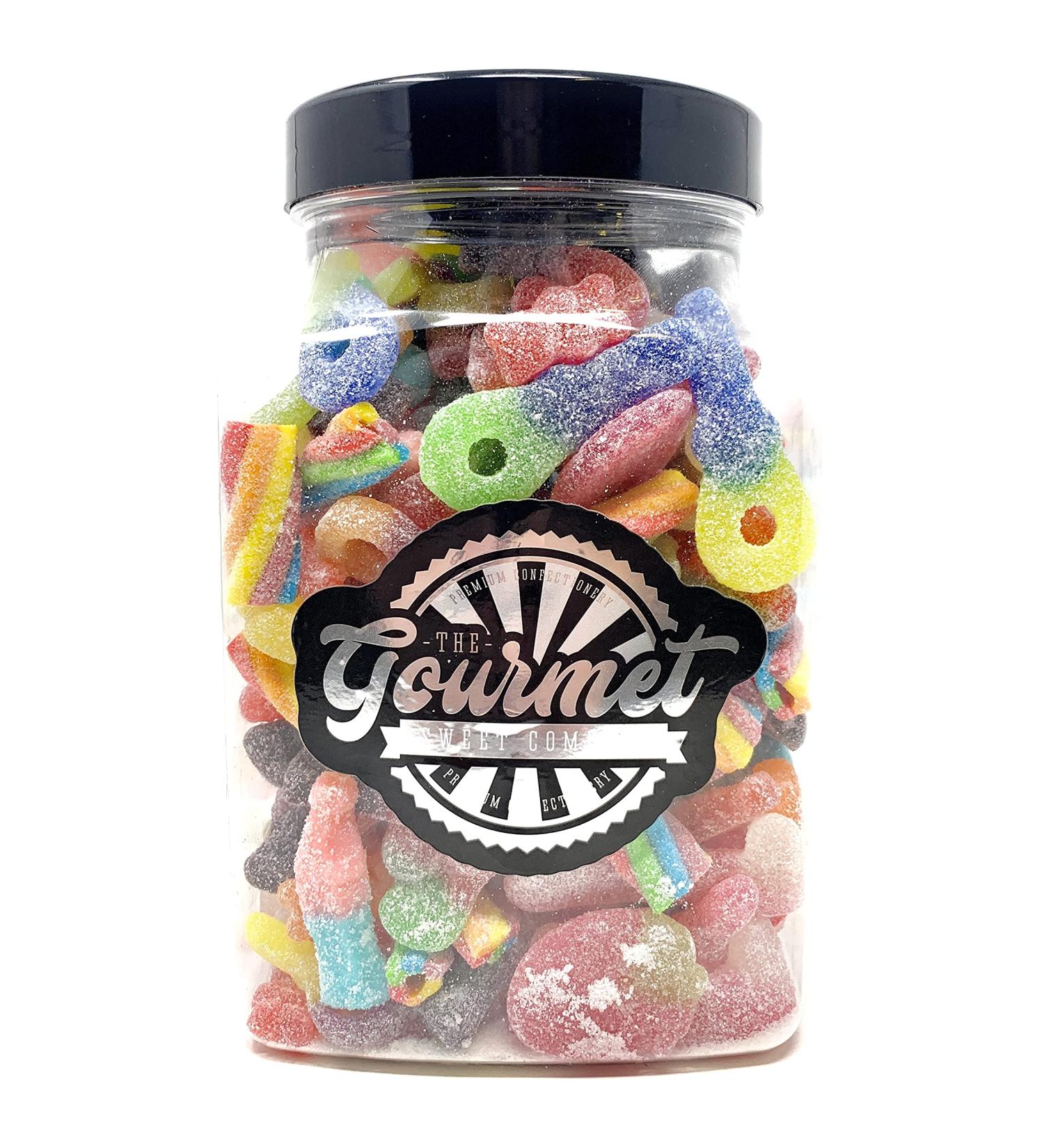 Fizzy Sweet Mix Retail Jar 1.8kg (Vegan) by The Gourmet Sweet Company - Buy Online on GoSupps.com