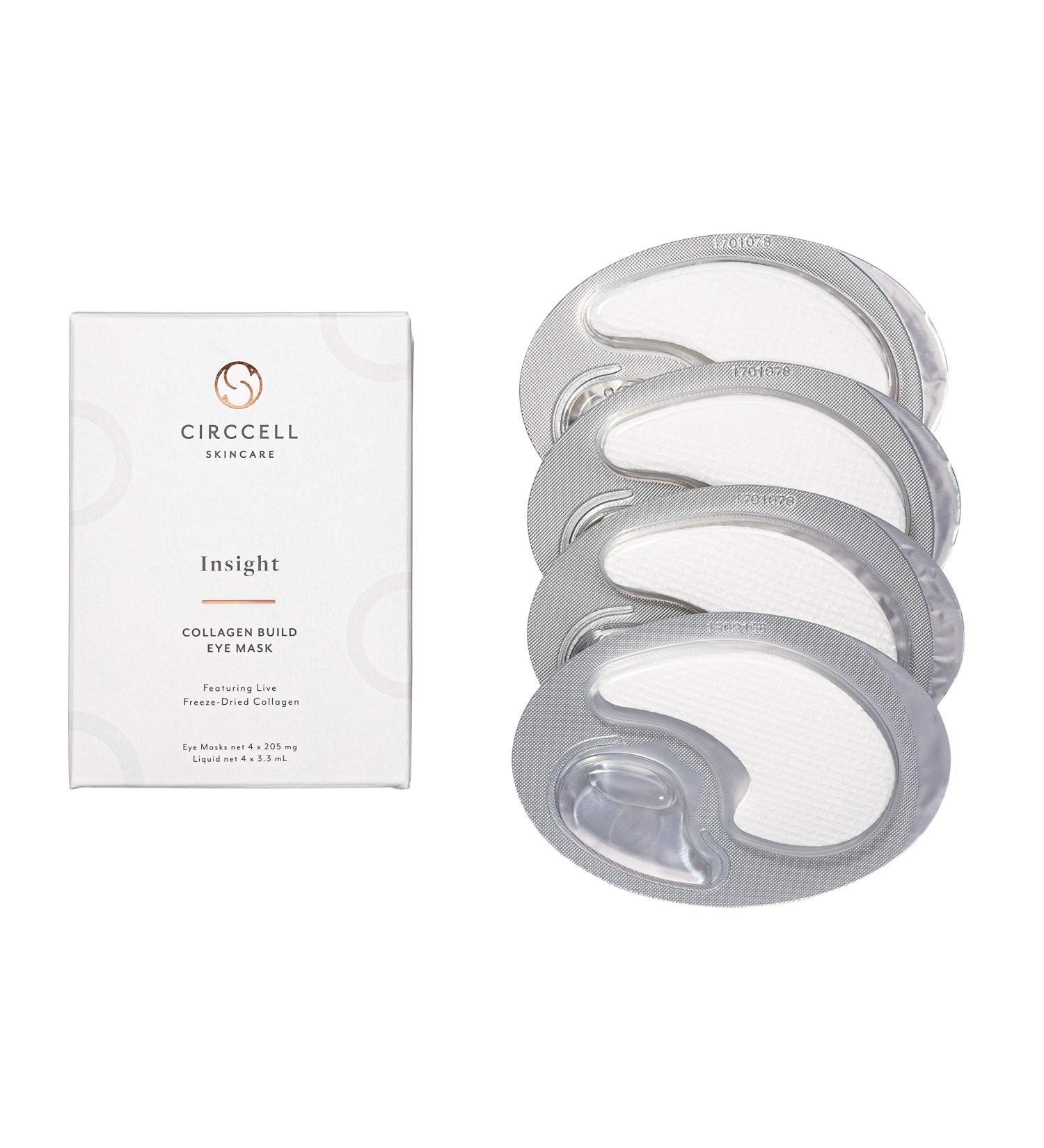 CIRCCELL Insight Collagen Eye Treatment Masks - Effective Under Eye Pads for Eye Bag Treatment | 4 Rejuvenating Treatments - Buy Online on GoSupps.com
