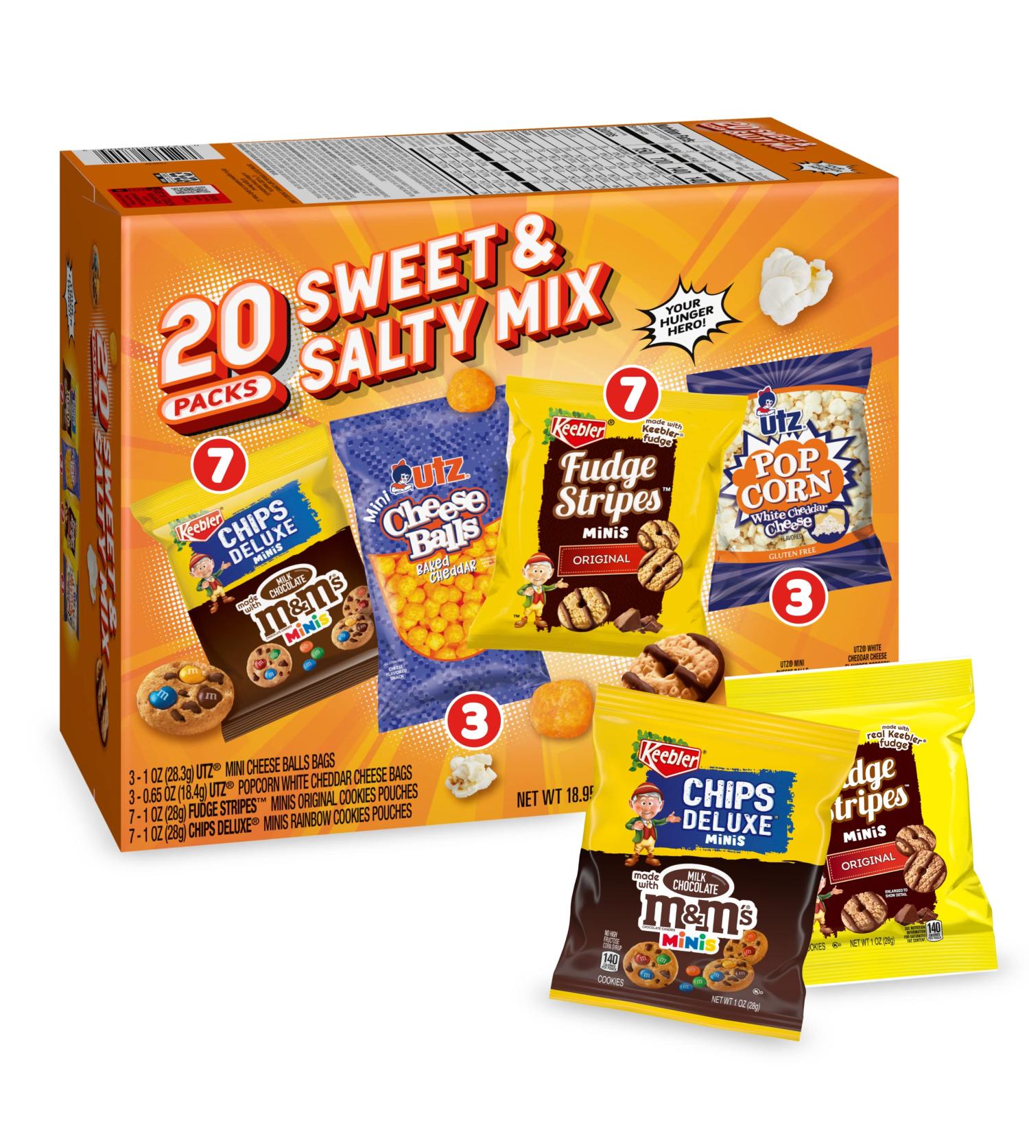 Keebler Cookies and Crackers Variety Pack 31.2 oz - 20 Count | Delicious Snack Assortment - Buy Online on GoSupps.com