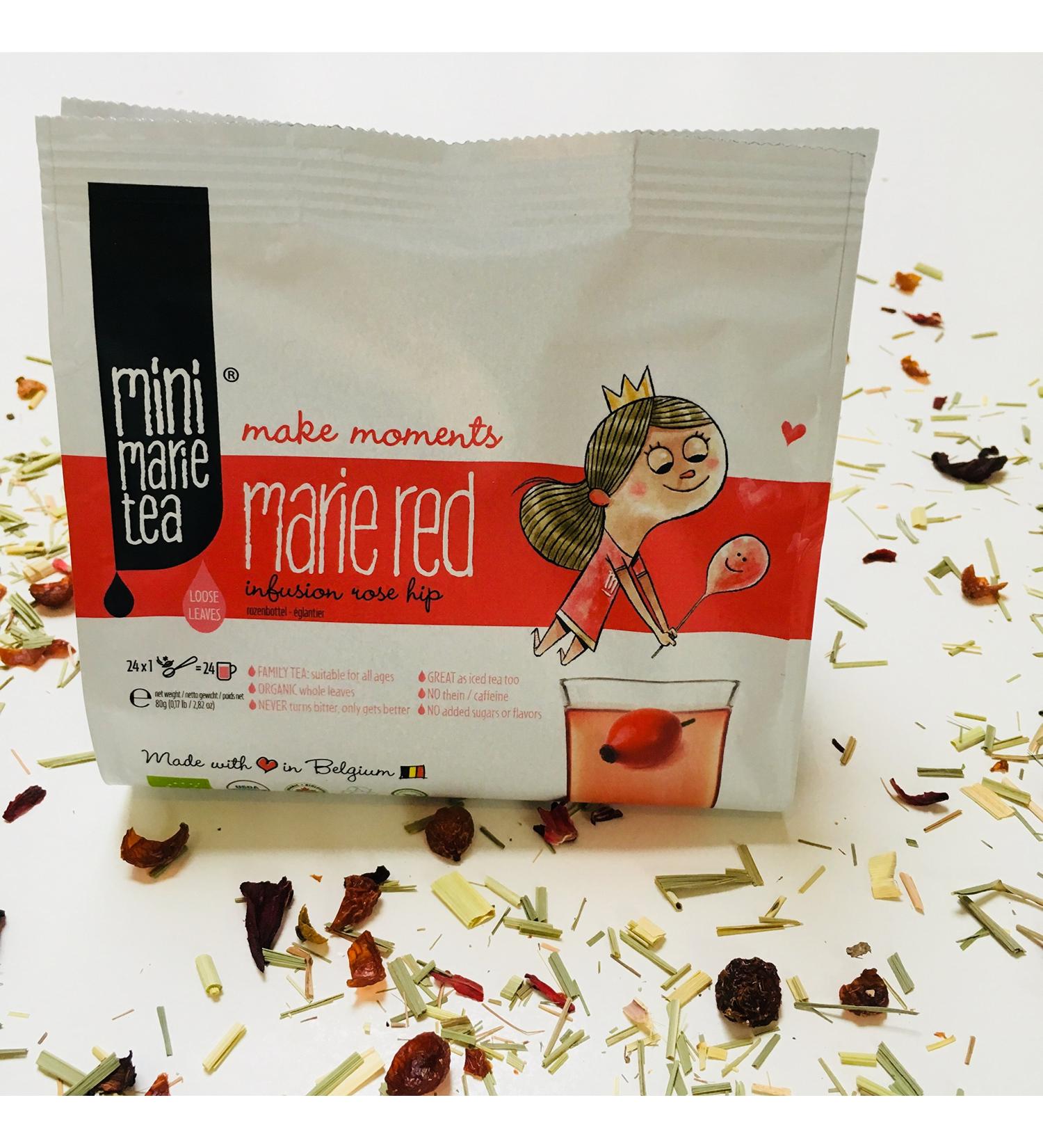 MiniMarieTea RED loose leaves 100% organic tea great for families and kids - Buy Online on GoSupps.com