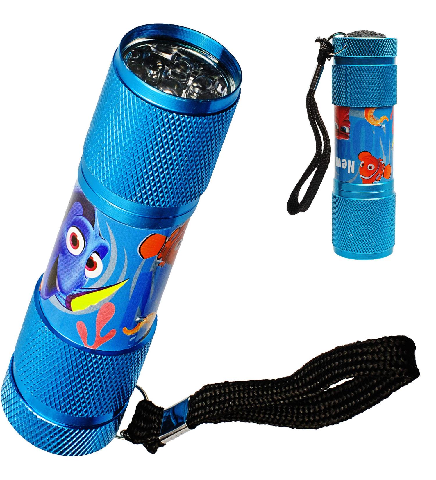 Disney Finding Nemo LED Mini Flashlight - Metal Keychain Light for Kids - Blue - Perfect for Young Girls - Buy Online on GoSupps.com